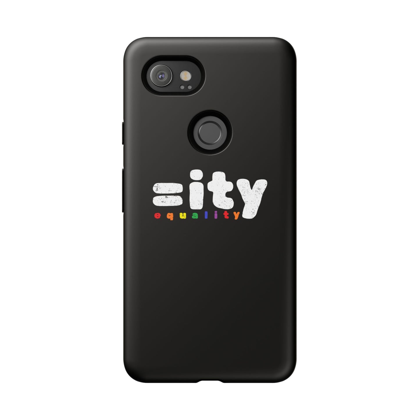 Rainbow Equality Tough Phone Case - Celebrate Diversity and Inclusion