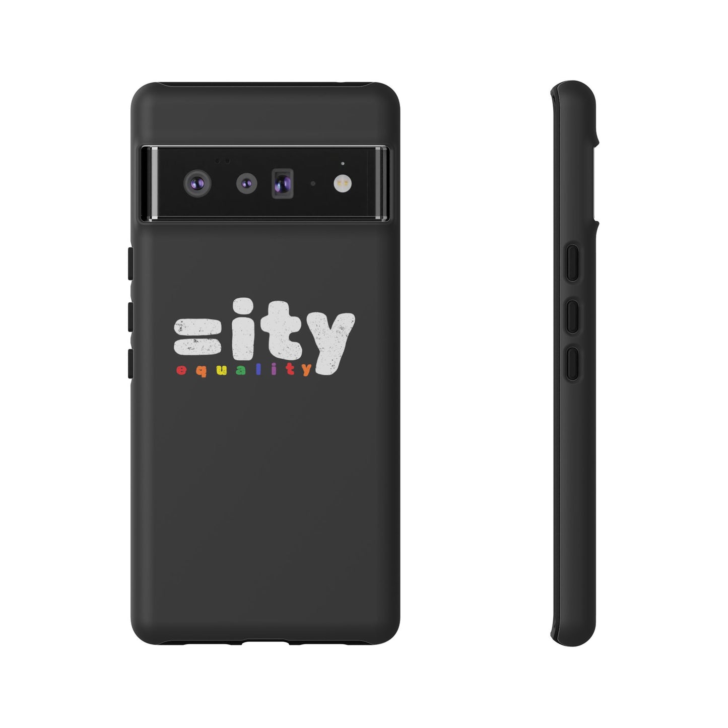 Rainbow Equality Tough Phone Case - Celebrate Diversity and Inclusion