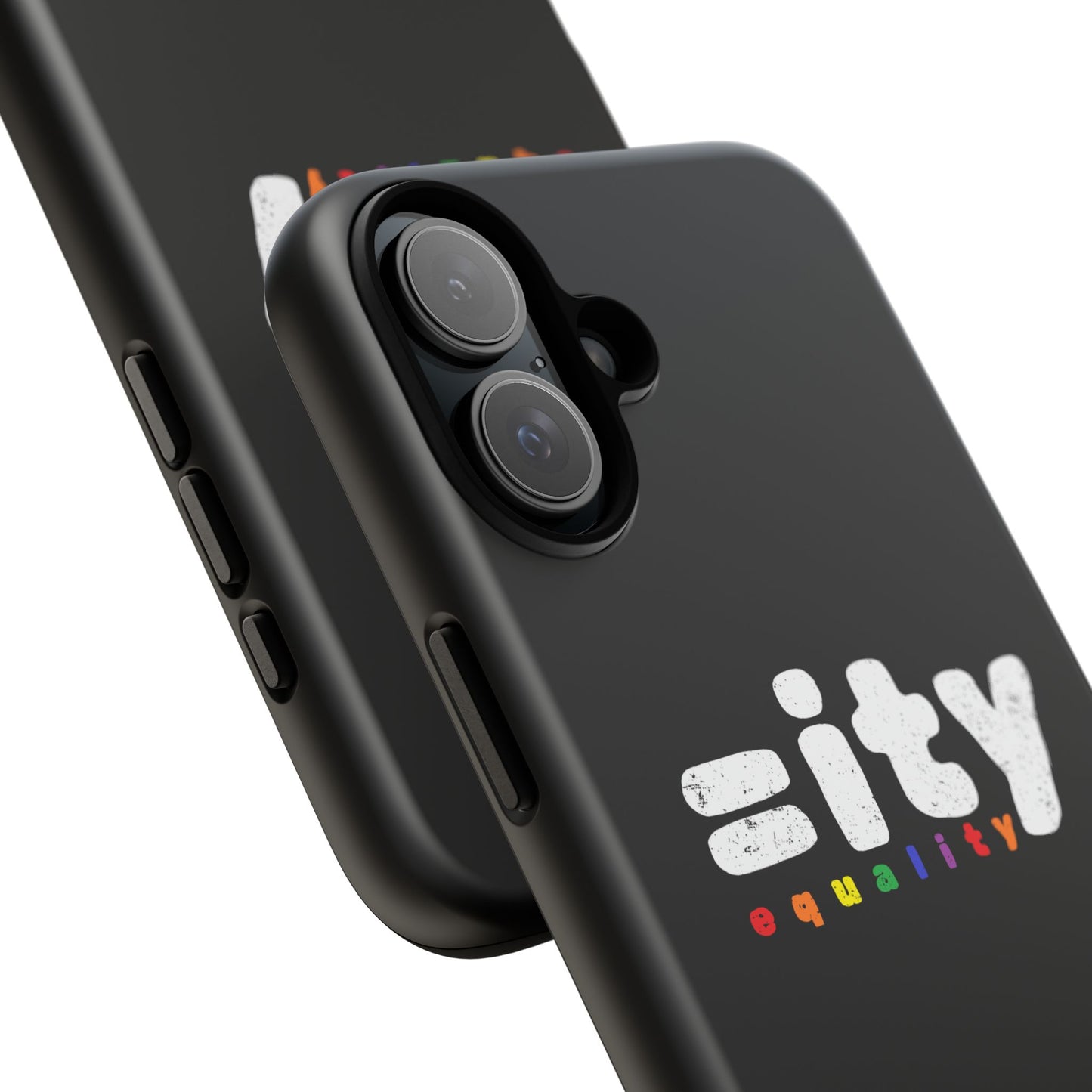 Rainbow Equality Tough Phone Case - Celebrate Diversity and Inclusion
