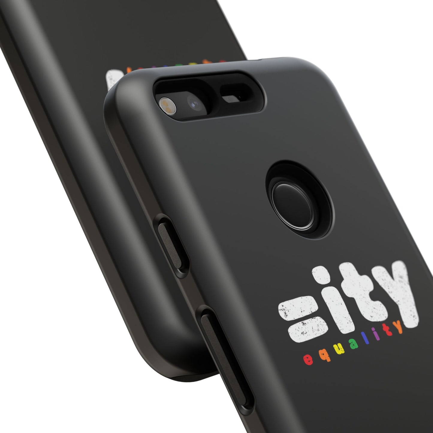 Rainbow Equality Tough Phone Case - Celebrate Diversity and Inclusion