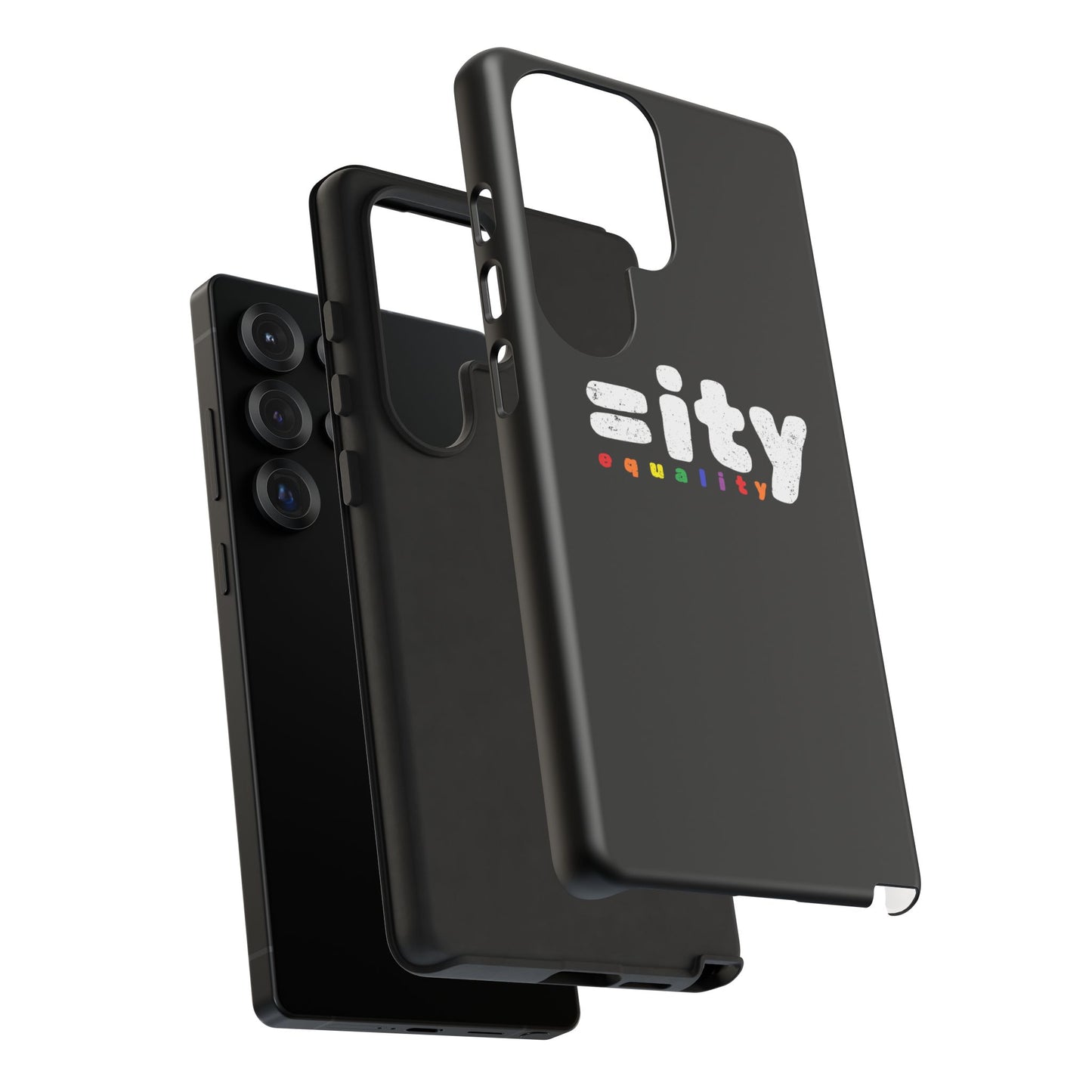 Rainbow Equality Tough Phone Case - Celebrate Diversity and Inclusion