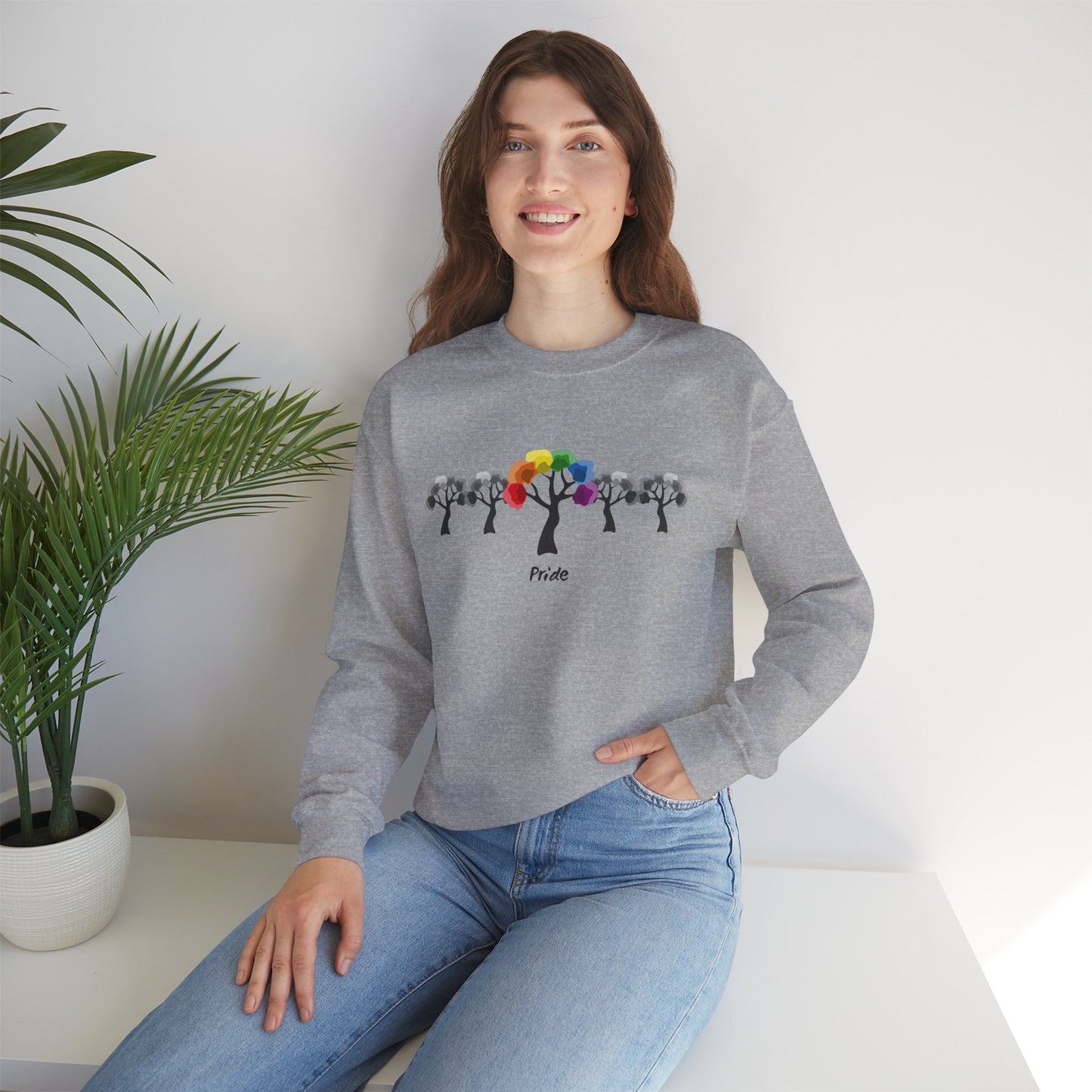 Pride Tree Unisex Crewneck Sweatshirt