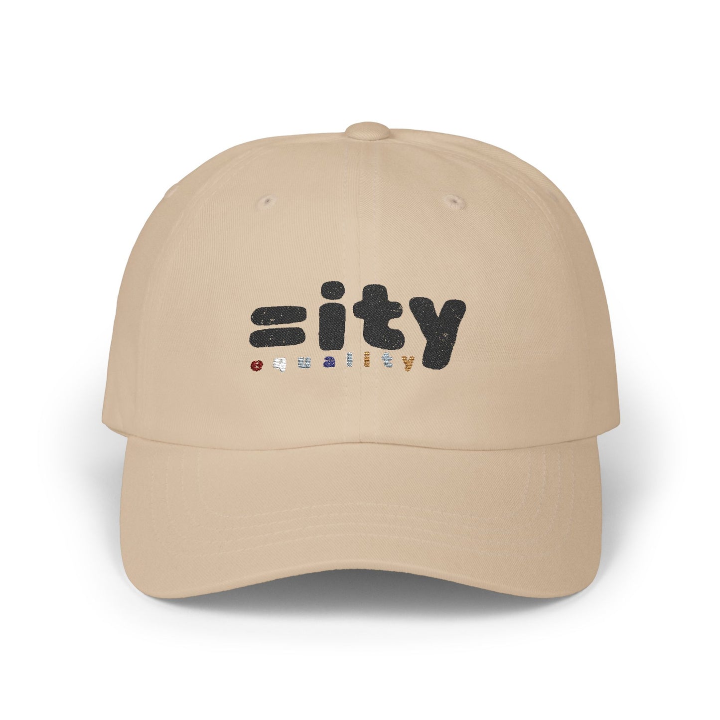 World Equality Classic Dad Cap - Blk Embroidery