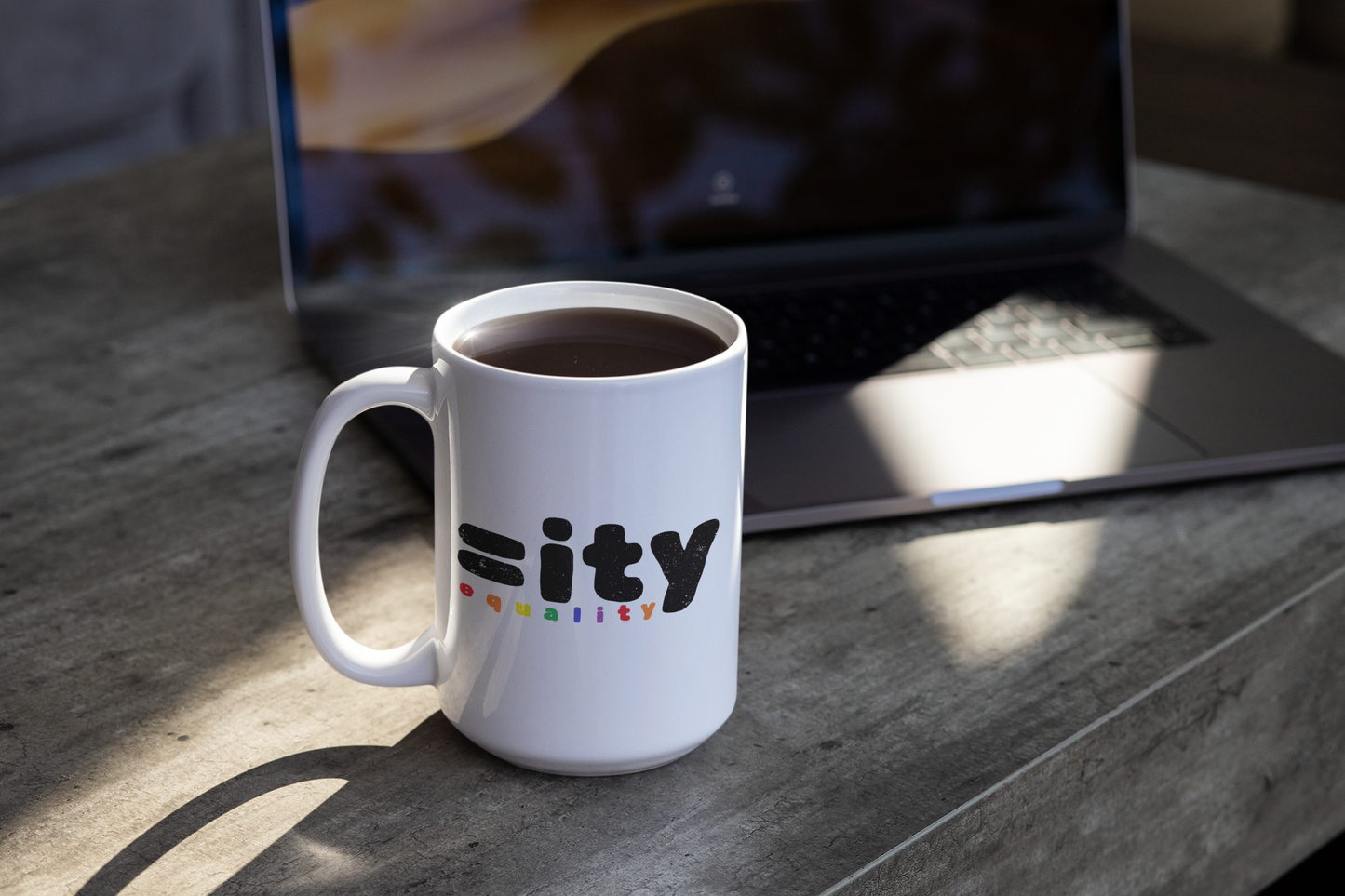 Rainbow Equality White Mug - 15oz