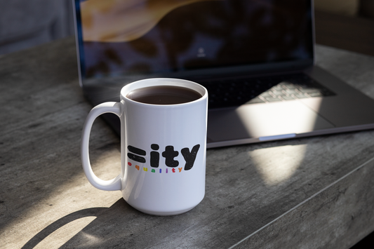 Rainbow Equality White Mug - 15oz