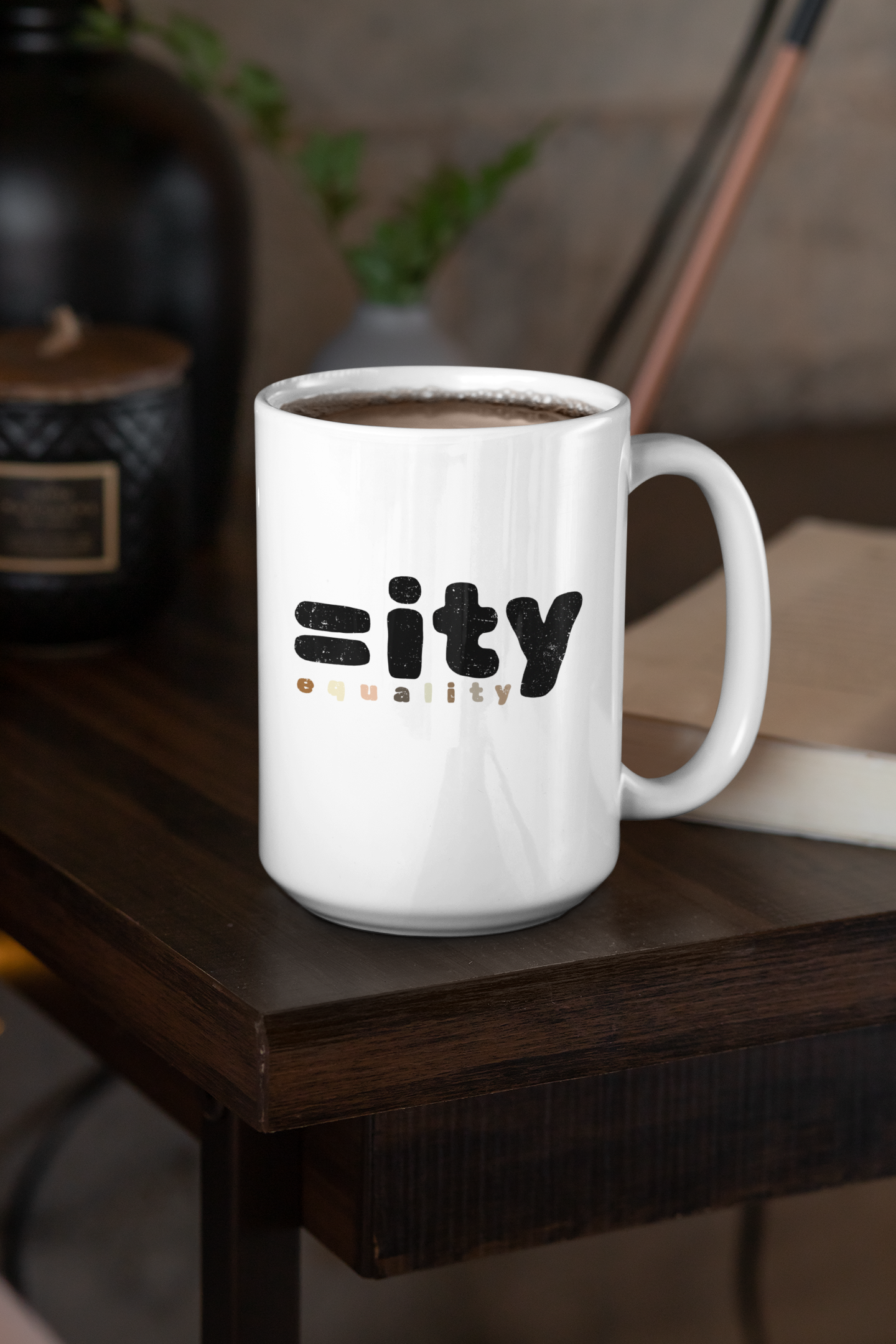World Equality White Mug - 15oz