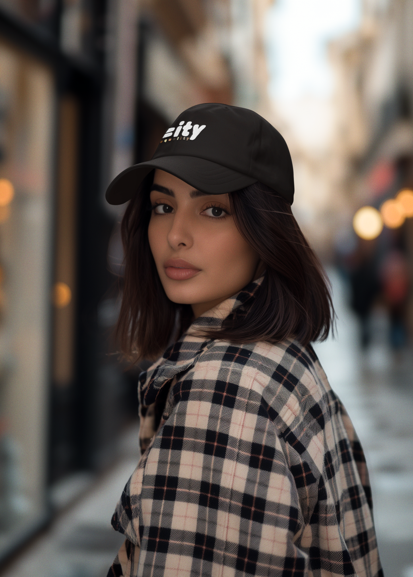 World Equality Classic Dad Cap - Wht Embroidery