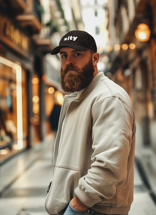 =ity Classic Dad Cap - Wht Embroidery