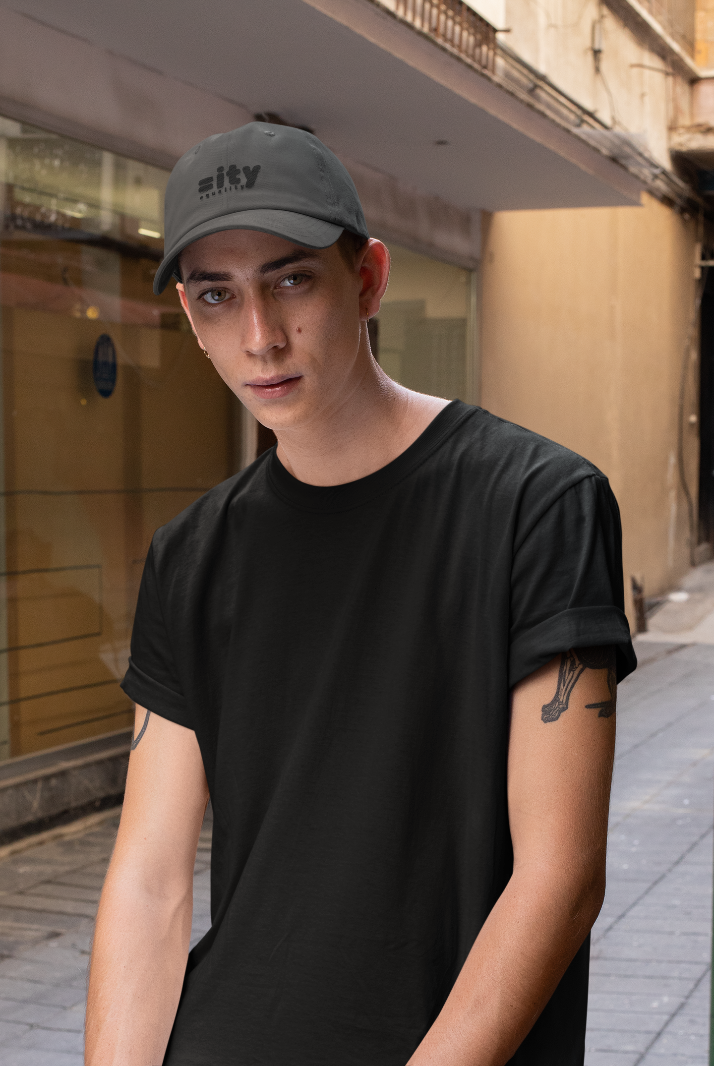 Equality Classic Dad Cap - Black Embroidery