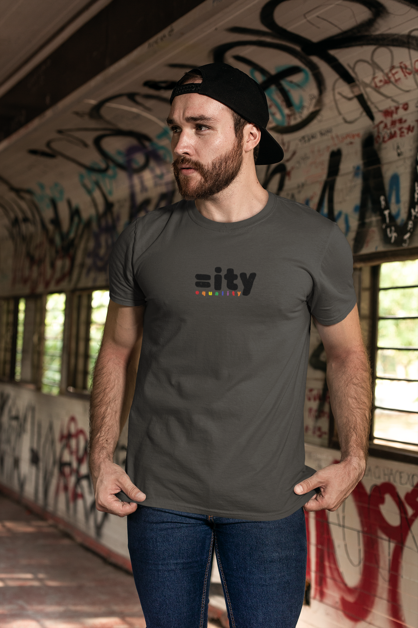 Rainbow Equality Unisex Short Sleeve Tee