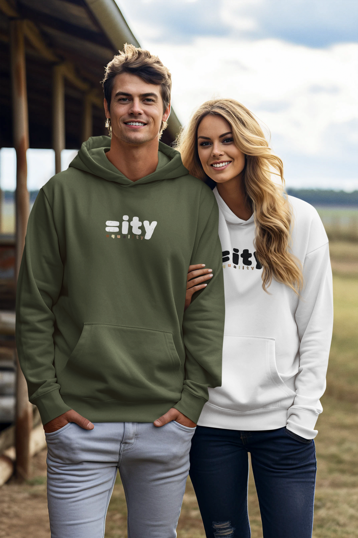 World Equality Unisex Hooded Sweatshirt