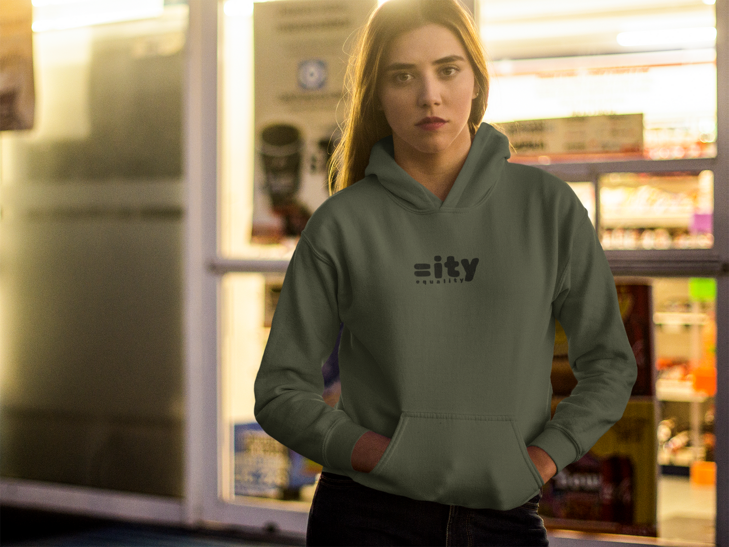 Equality Unisex Hooded Sweatshirt