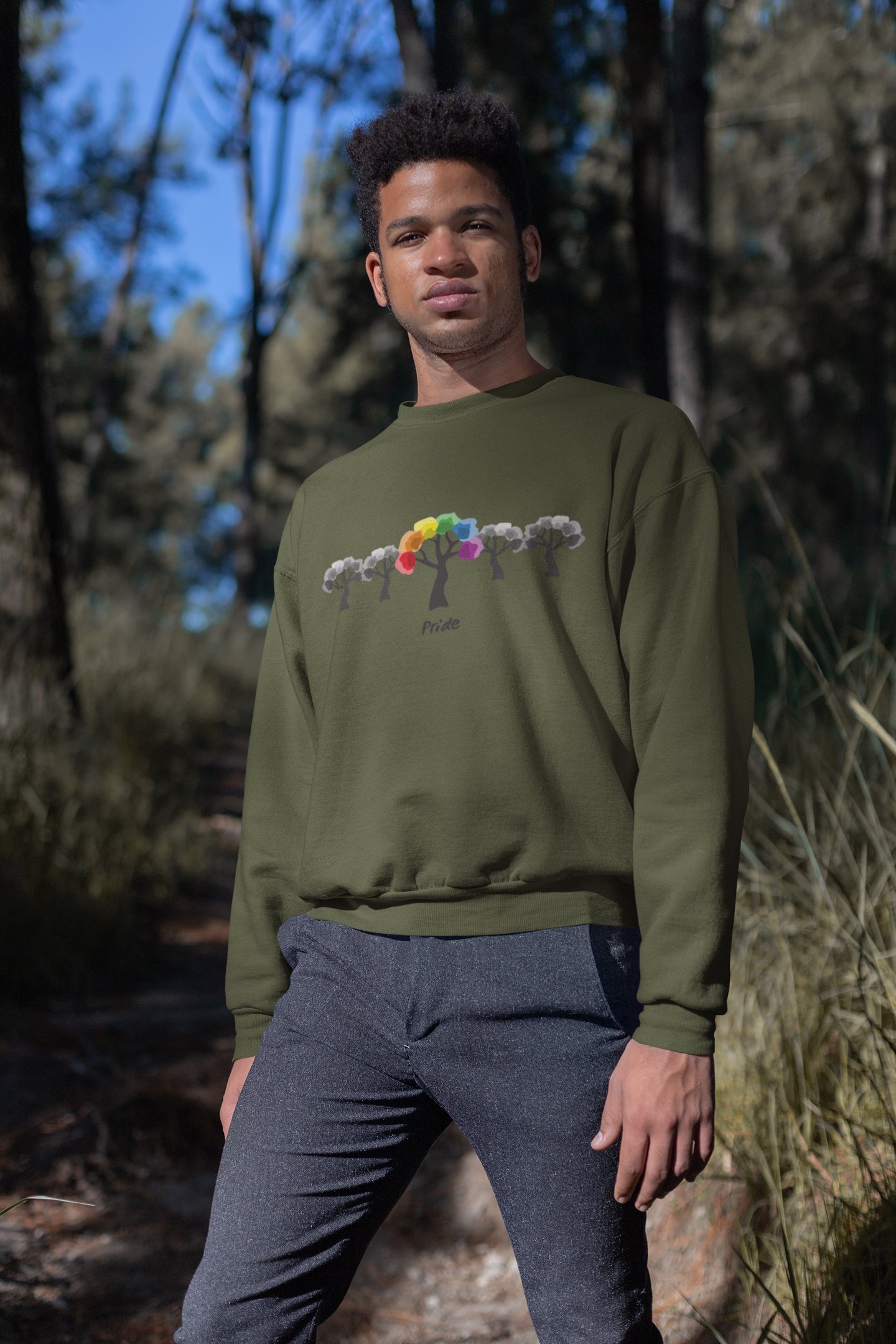 Pride Tree Unisex Crewneck Sweatshirt