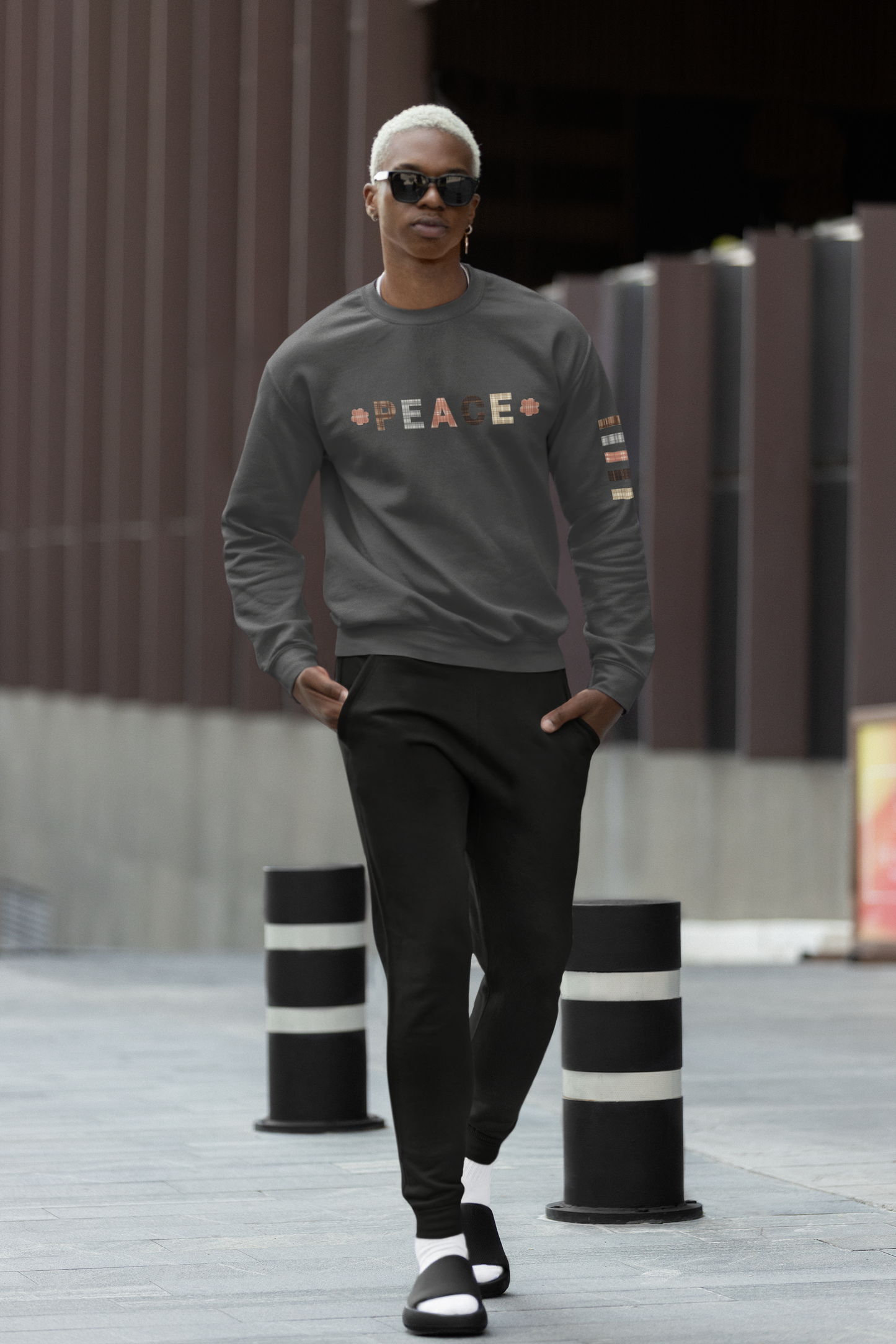 Unisex Peace Crew Neck Sweatshirt