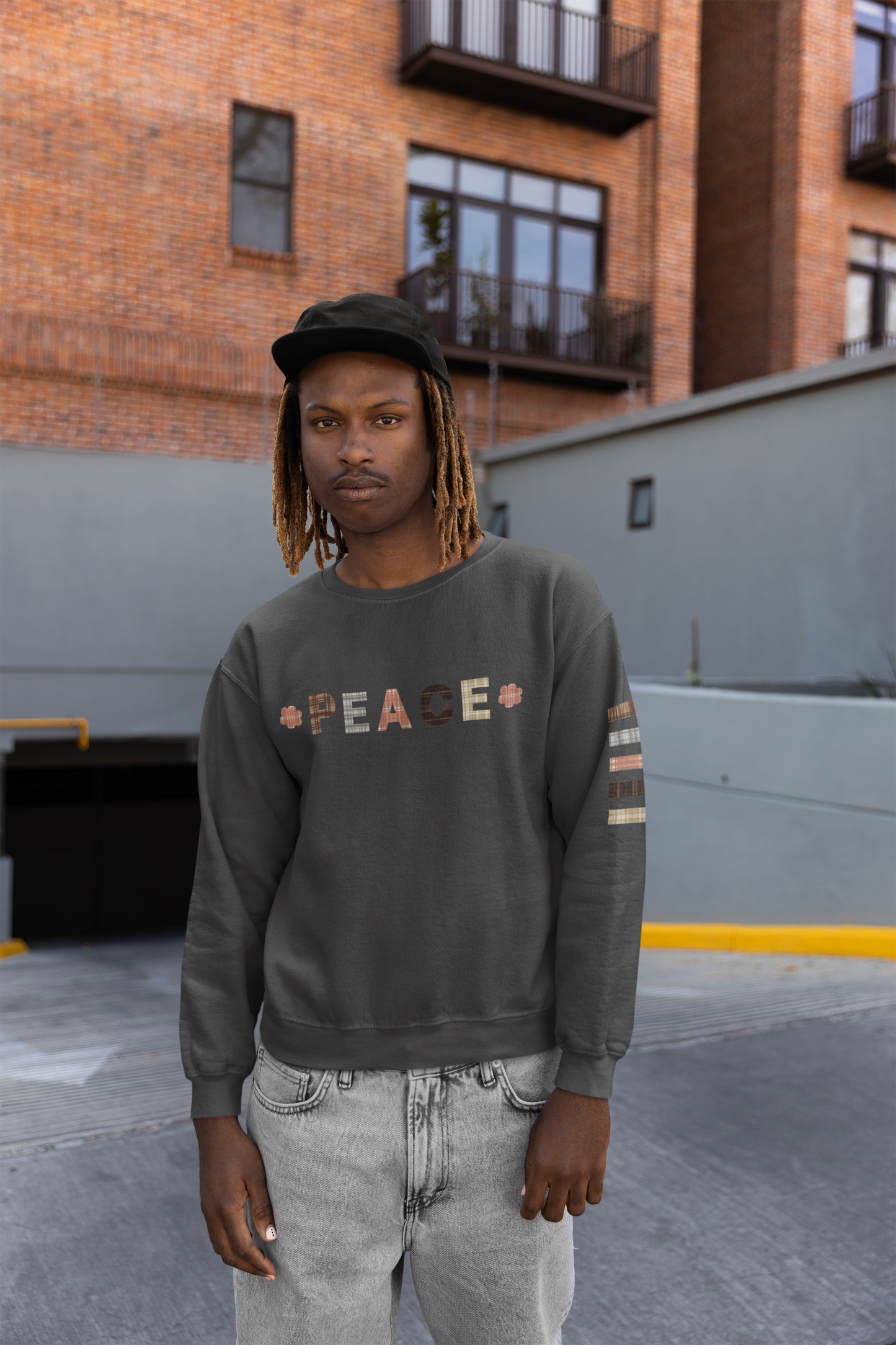 Unisex Peace Crew Neck Sweatshirt