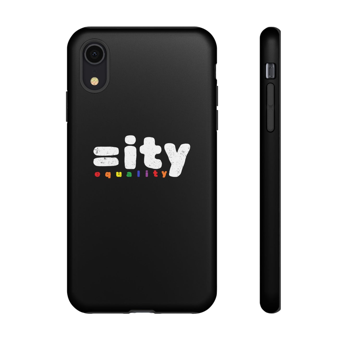 Rainbow Equality Tough Phone Case - Celebrate Diversity and Inclusion