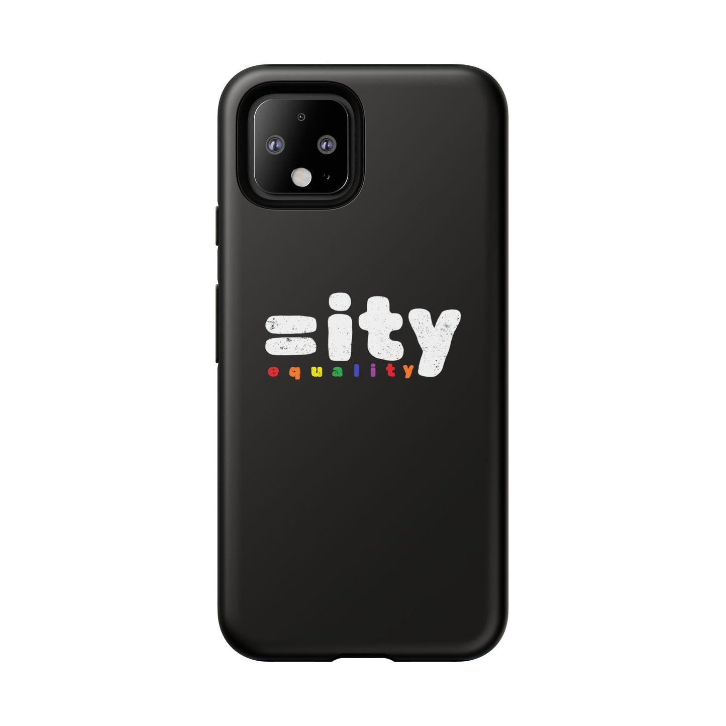 Rainbow Equality Tough Phone Case - Celebrate Diversity and Inclusion