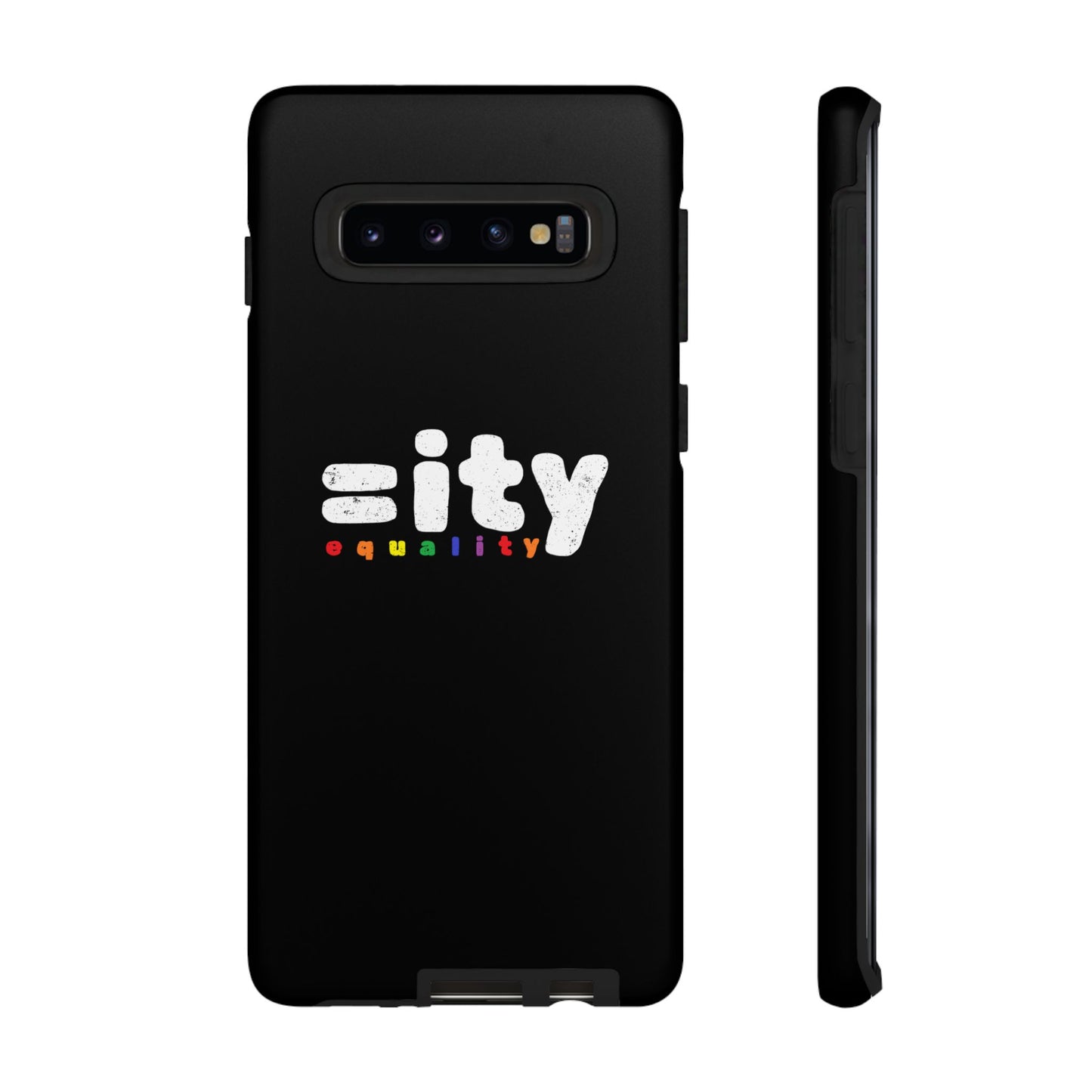 Rainbow Equality Tough Phone Case - Celebrate Diversity and Inclusion