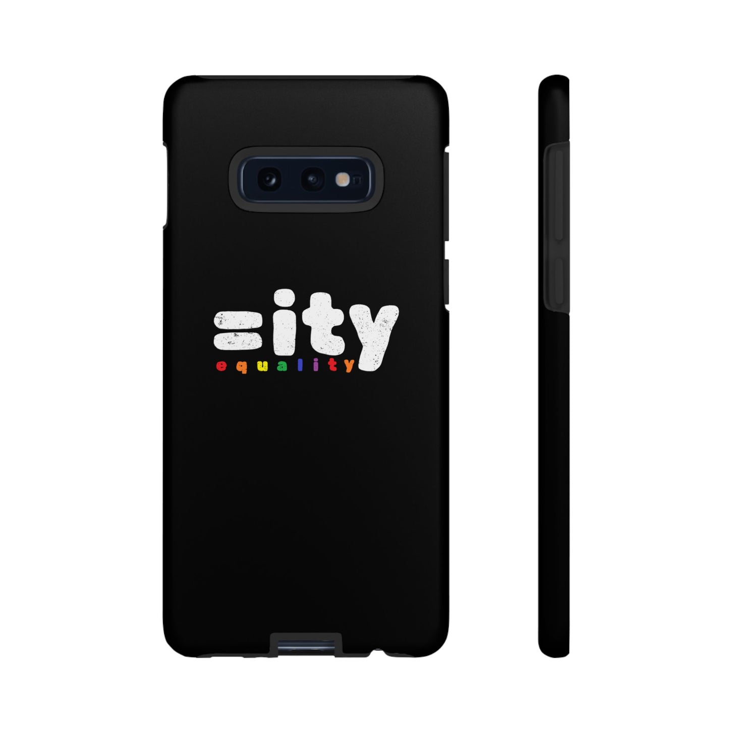 Rainbow Equality Tough Phone Case - Celebrate Diversity and Inclusion