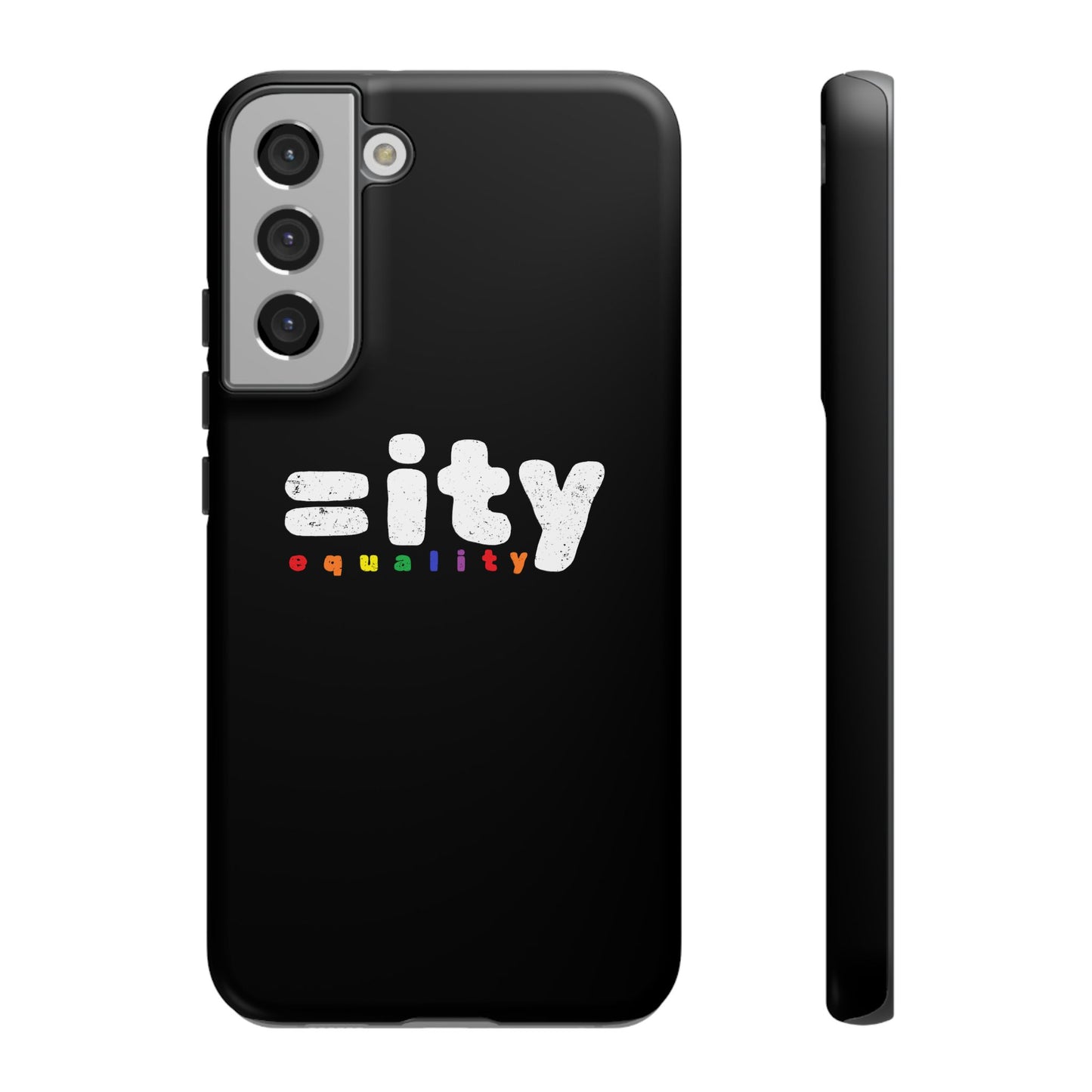 Rainbow Equality Tough Phone Case - Celebrate Diversity and Inclusion