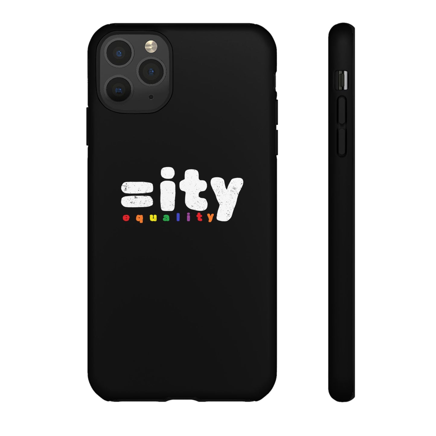 Rainbow Equality Tough Phone Case - Celebrate Diversity and Inclusion