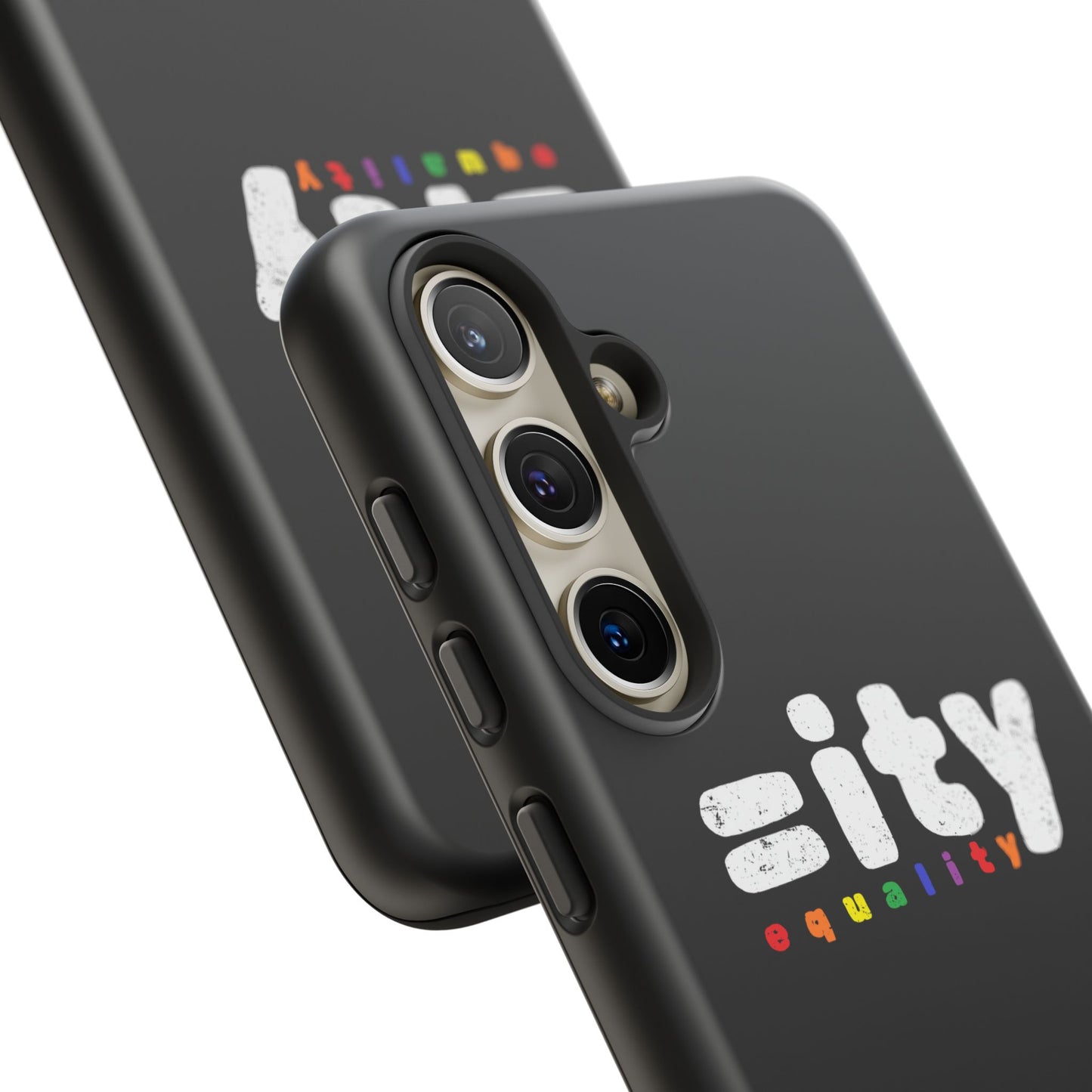Rainbow Equality Tough Phone Case - Celebrate Diversity and Inclusion