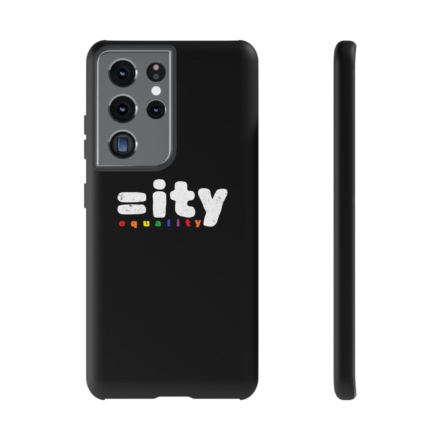 Rainbow Equality Tough Phone Case - Celebrate Diversity and Inclusion