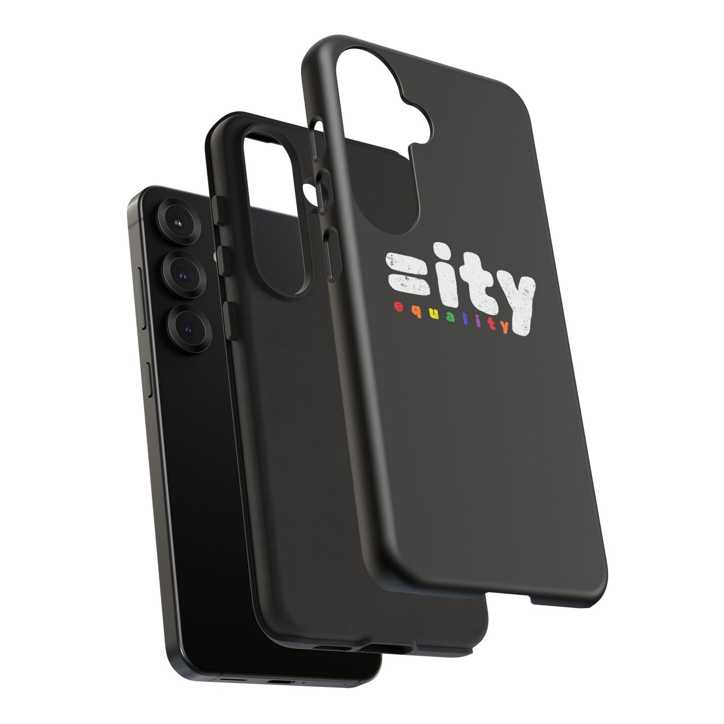 Rainbow Equality Tough Phone Case - Celebrate Diversity and Inclusion