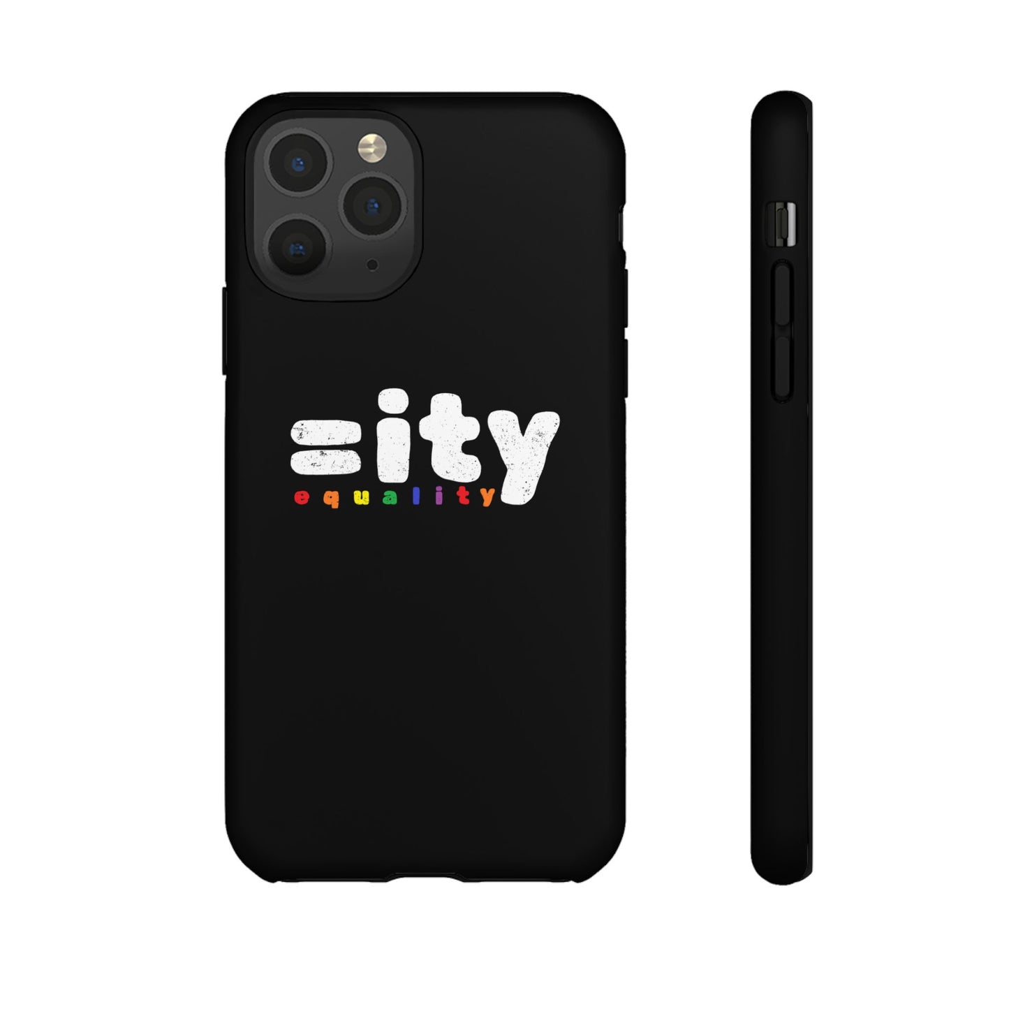 Rainbow Equality Tough Phone Case - Celebrate Diversity and Inclusion