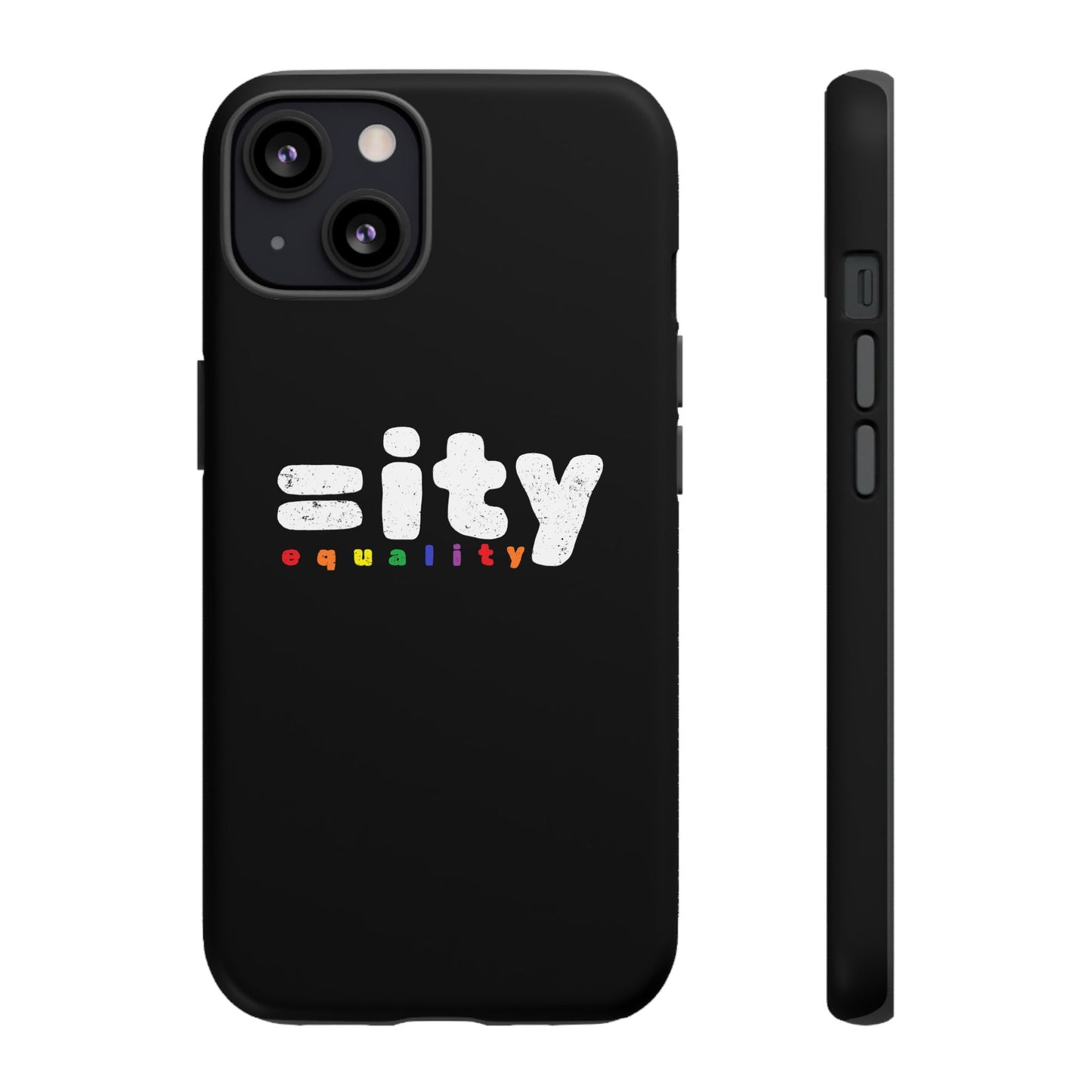 Rainbow Equality Tough Phone Case - Celebrate Diversity and Inclusion