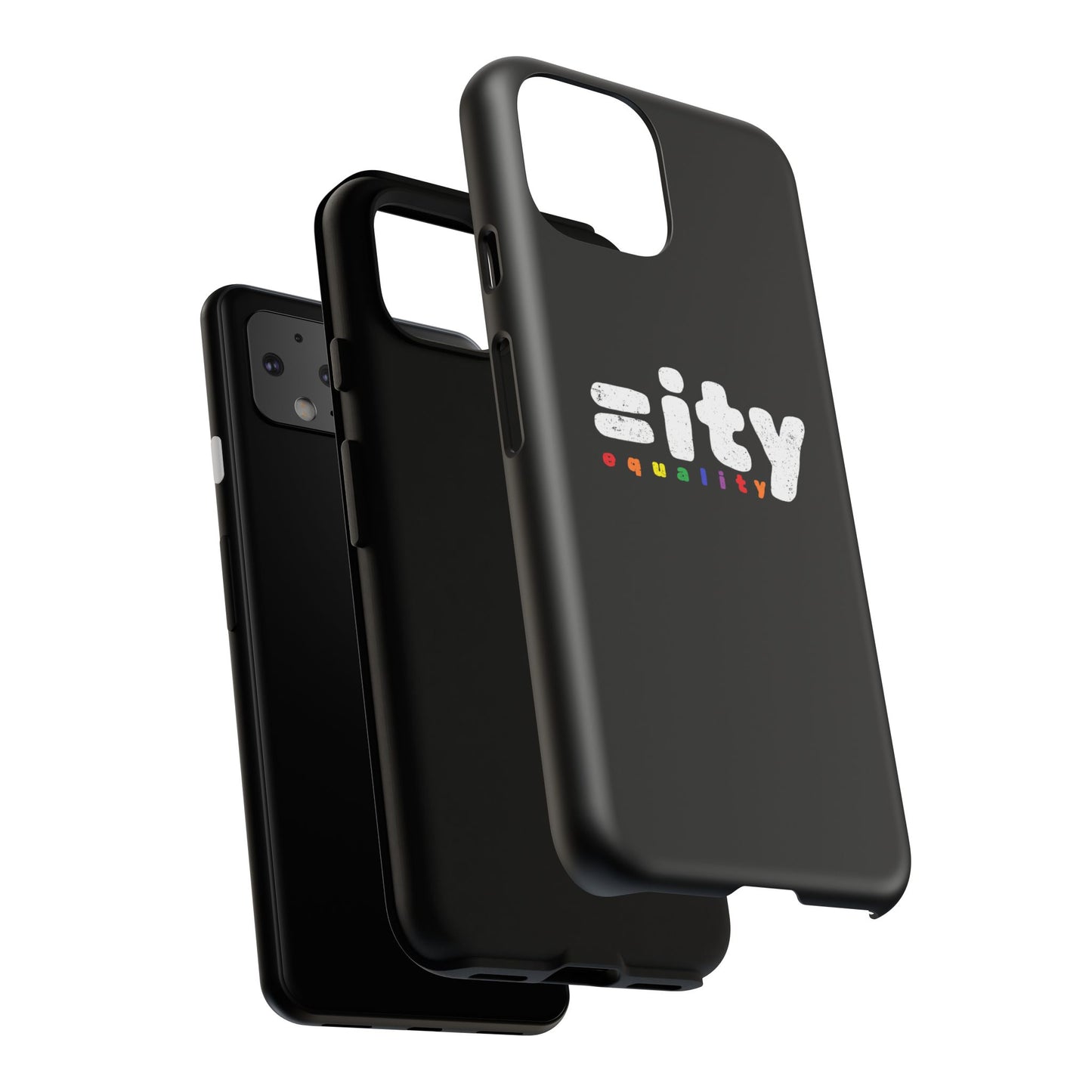 Rainbow Equality Tough Phone Case - Celebrate Diversity and Inclusion