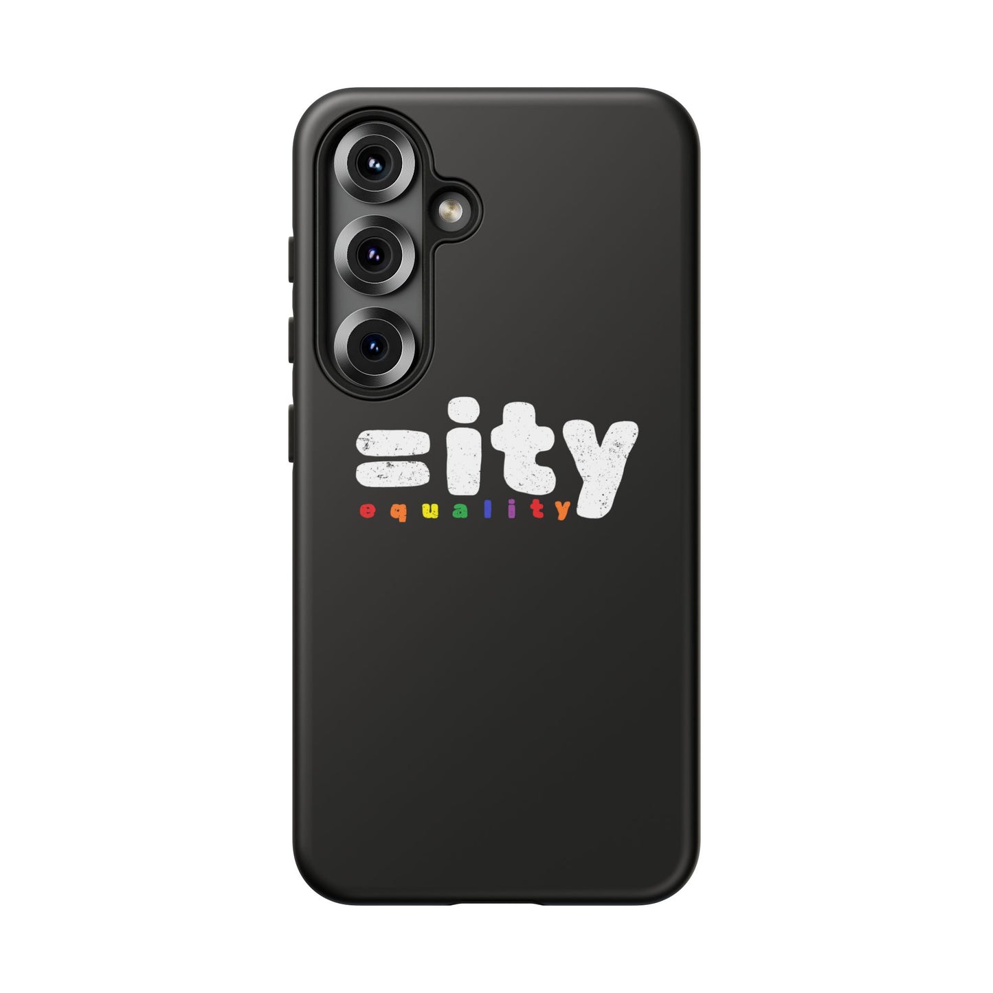 Rainbow Equality Tough Phone Case - Celebrate Diversity and Inclusion