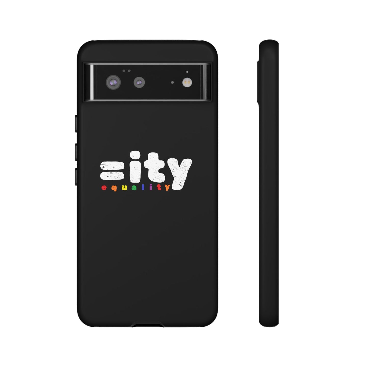Rainbow Equality Tough Phone Case - Celebrate Diversity and Inclusion