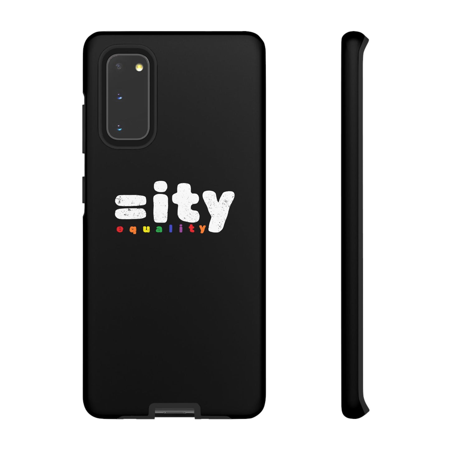 Rainbow Equality Tough Phone Case - Celebrate Diversity and Inclusion