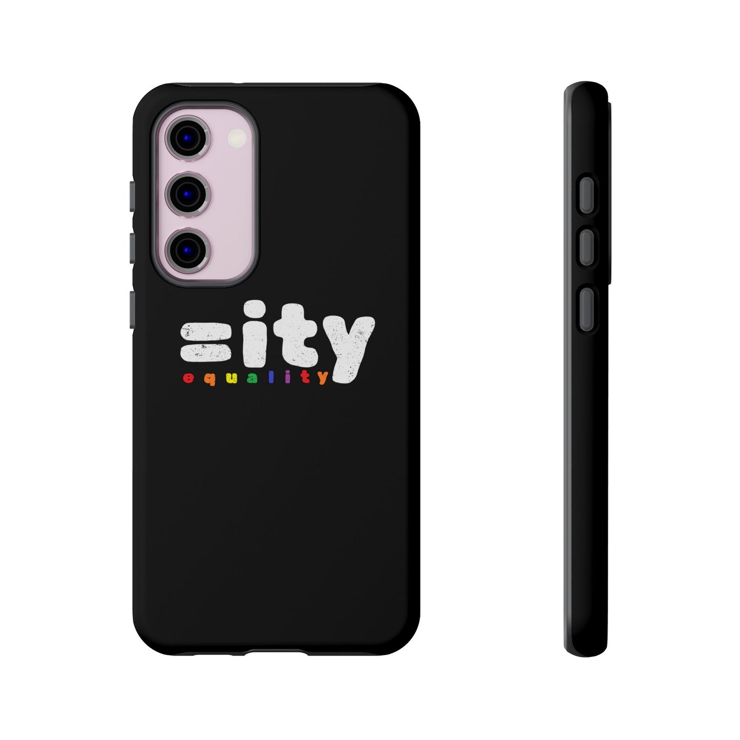 Rainbow Equality Tough Phone Case - Celebrate Diversity and Inclusion