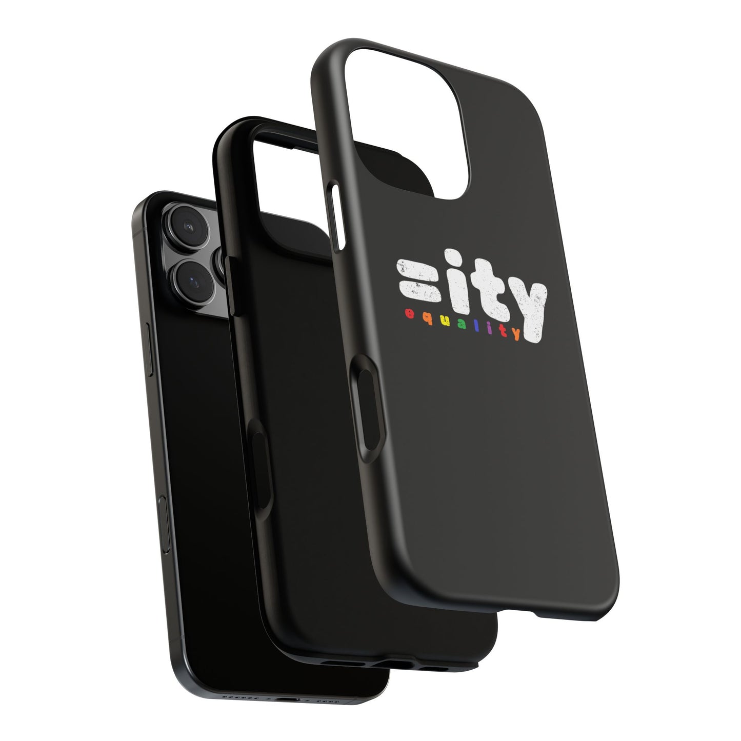 Rainbow Equality Tough Phone Case - Celebrate Diversity and Inclusion