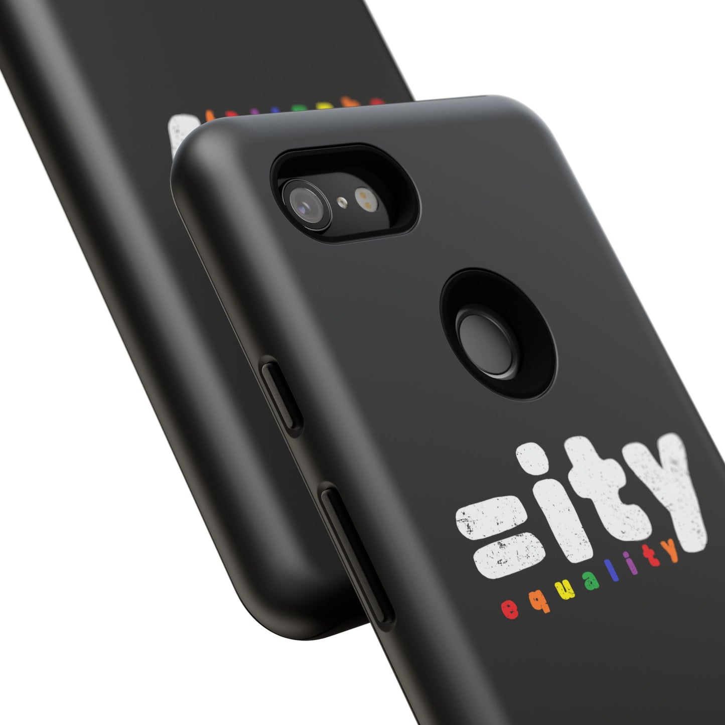 Rainbow Equality Tough Phone Case - Celebrate Diversity and Inclusion
