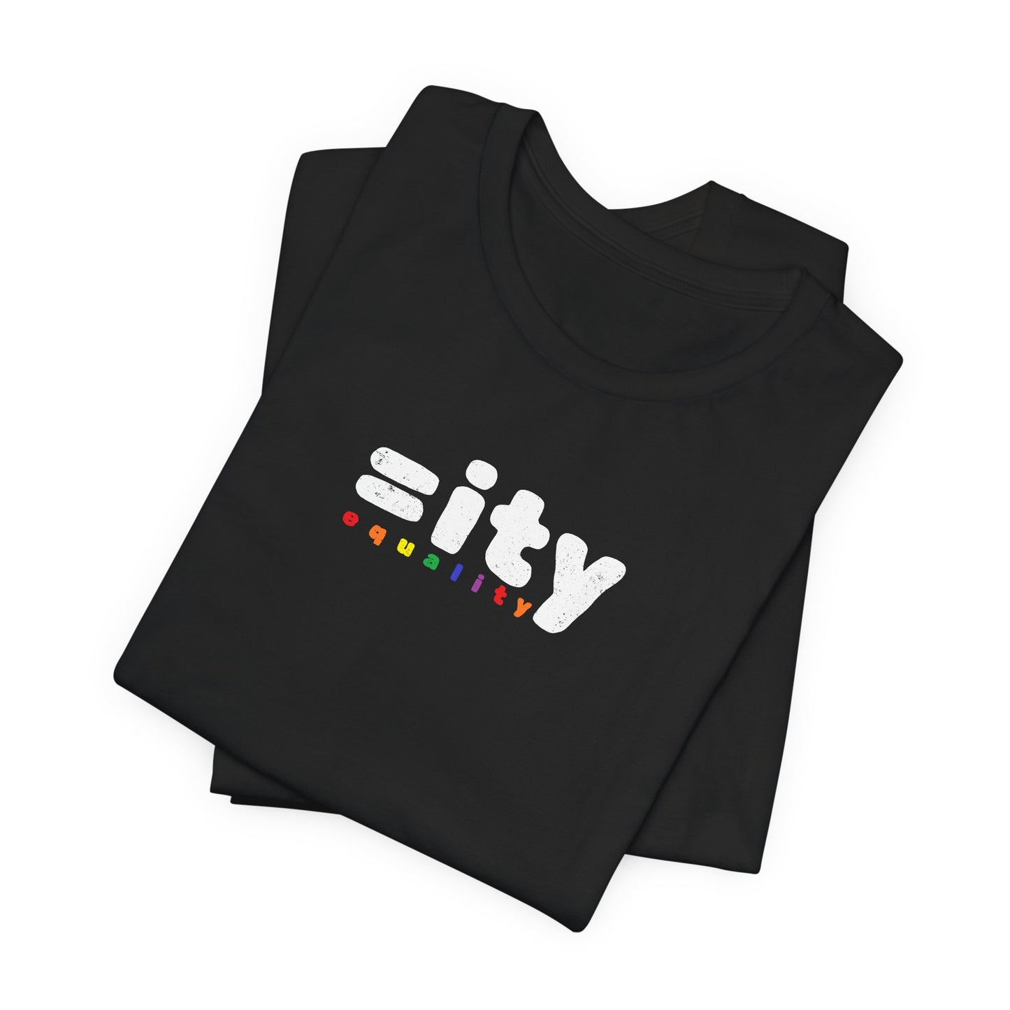 Rainbow Equality Unisex Short Sleeve Tee