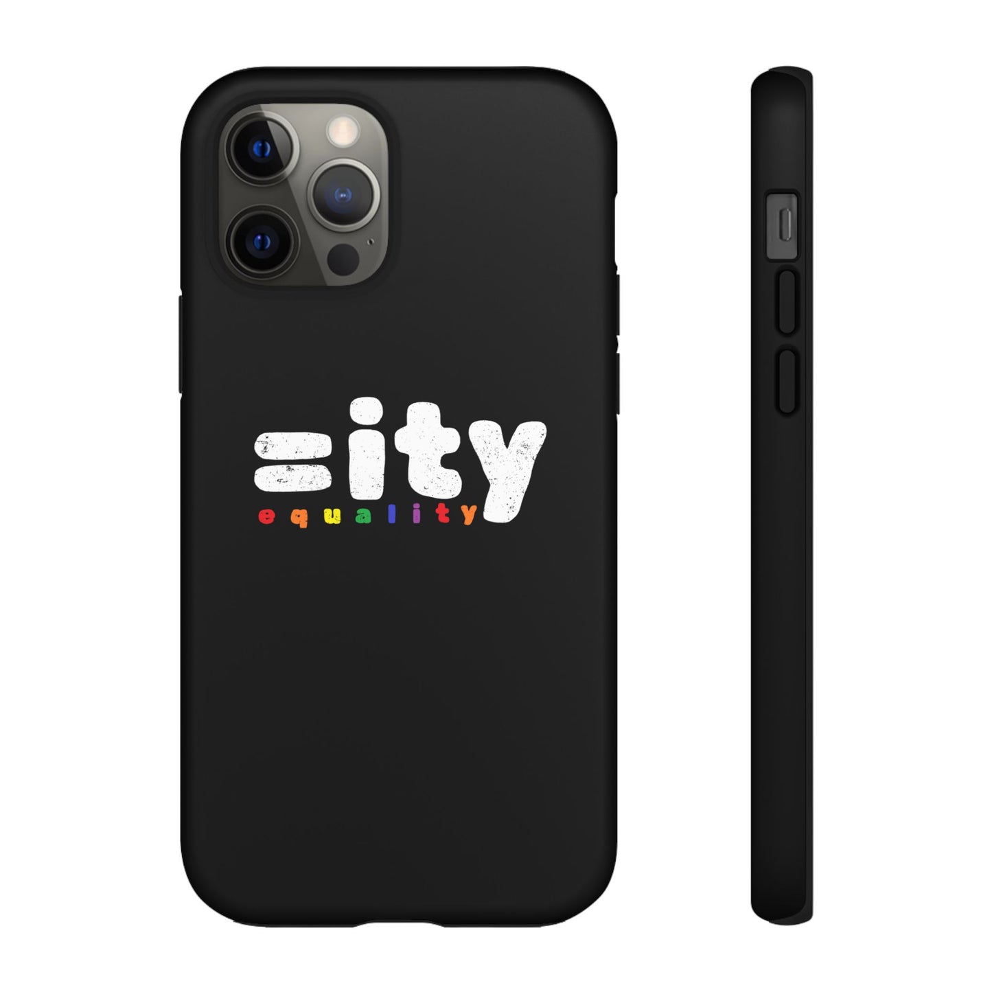 Rainbow Equality Tough Phone Case - Celebrate Diversity and Inclusion