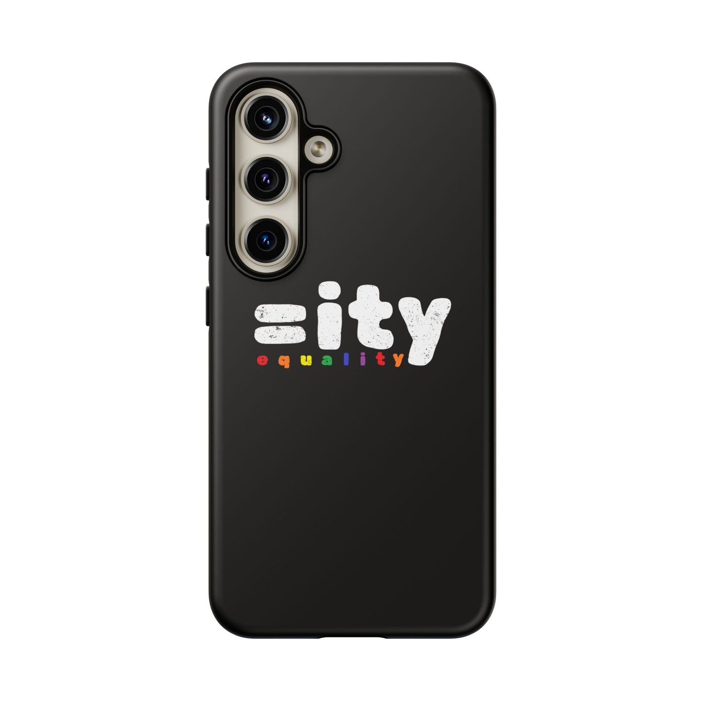 Rainbow Equality Tough Phone Case - Celebrate Diversity and Inclusion