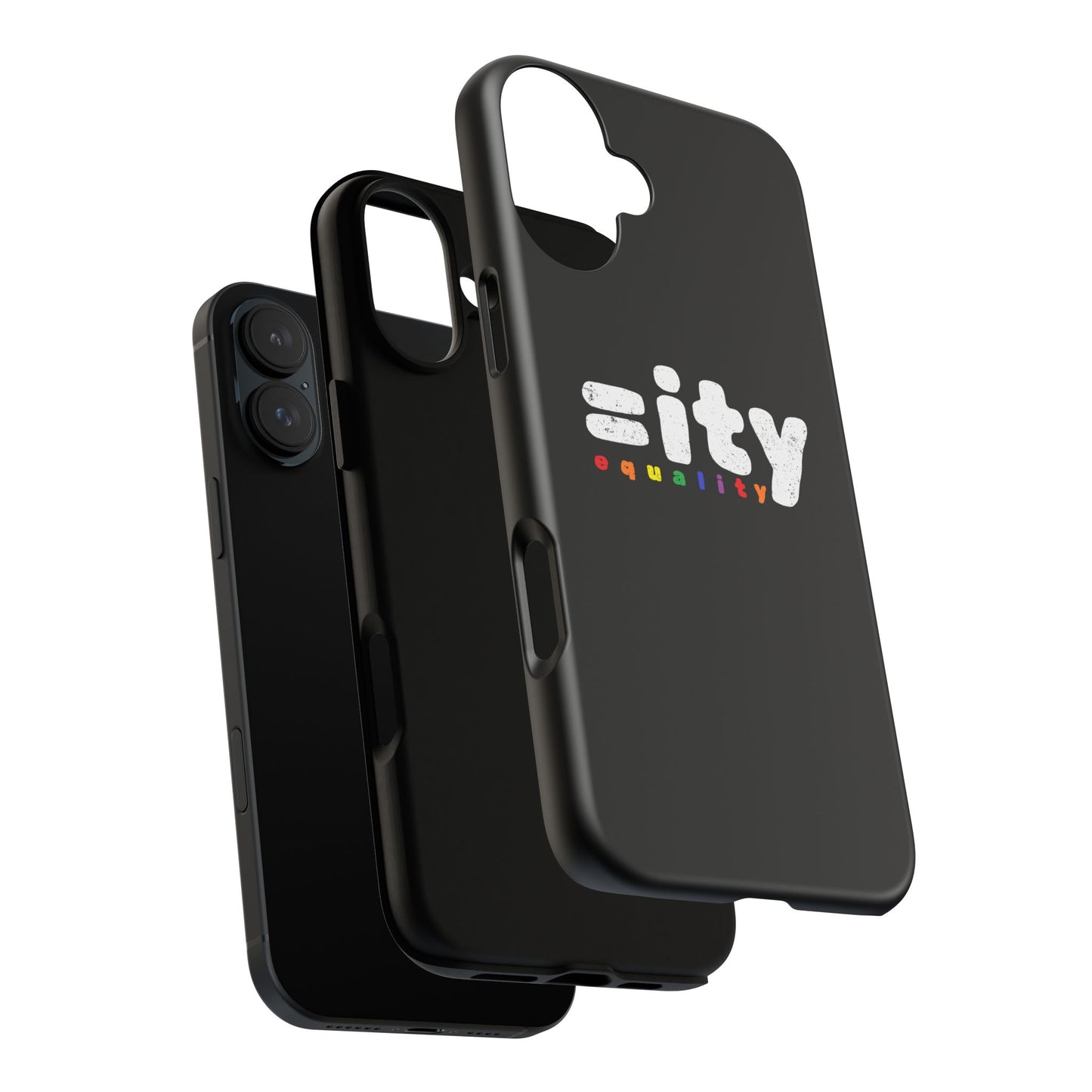 Rainbow Equality Tough Phone Case - Celebrate Diversity and Inclusion