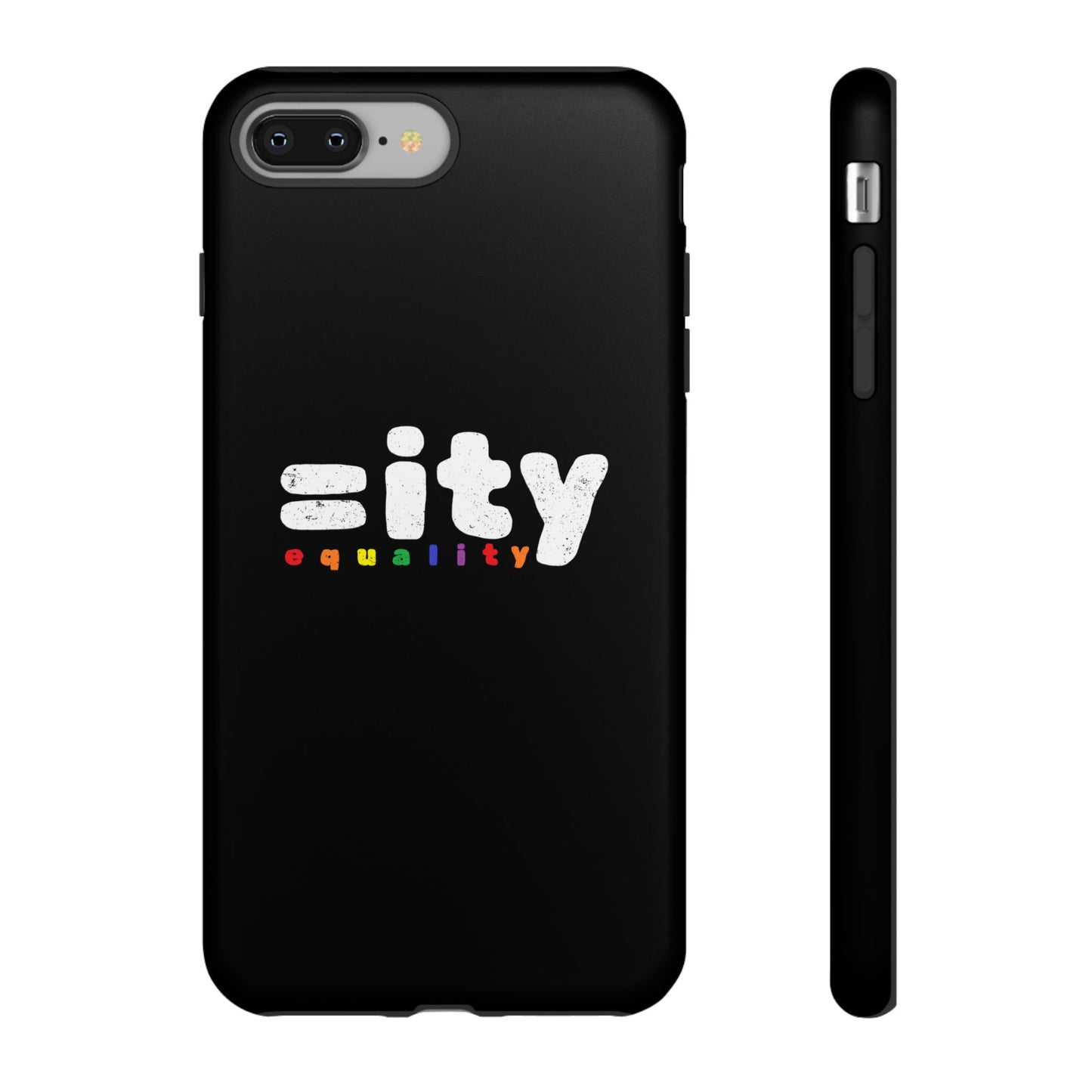 Rainbow Equality Tough Phone Case - Celebrate Diversity and Inclusion