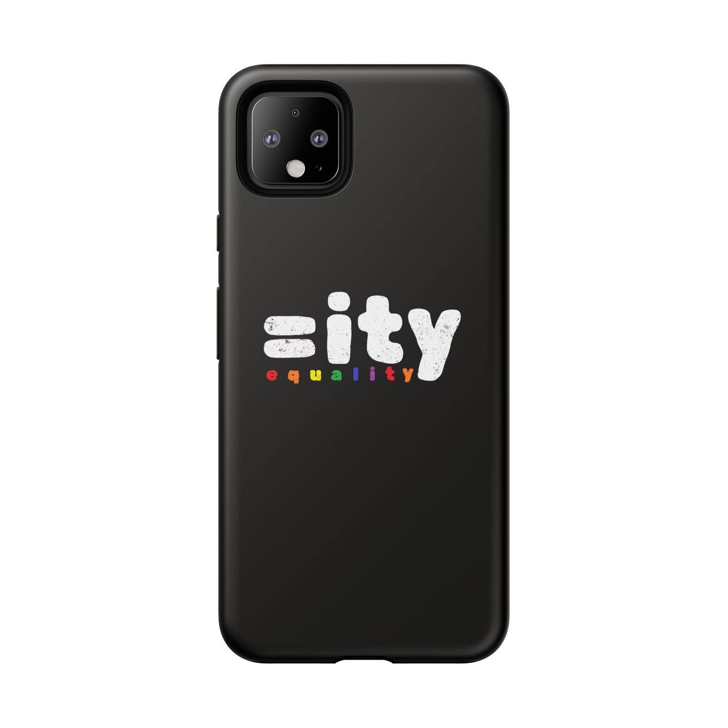 Rainbow Equality Tough Phone Case - Celebrate Diversity and Inclusion