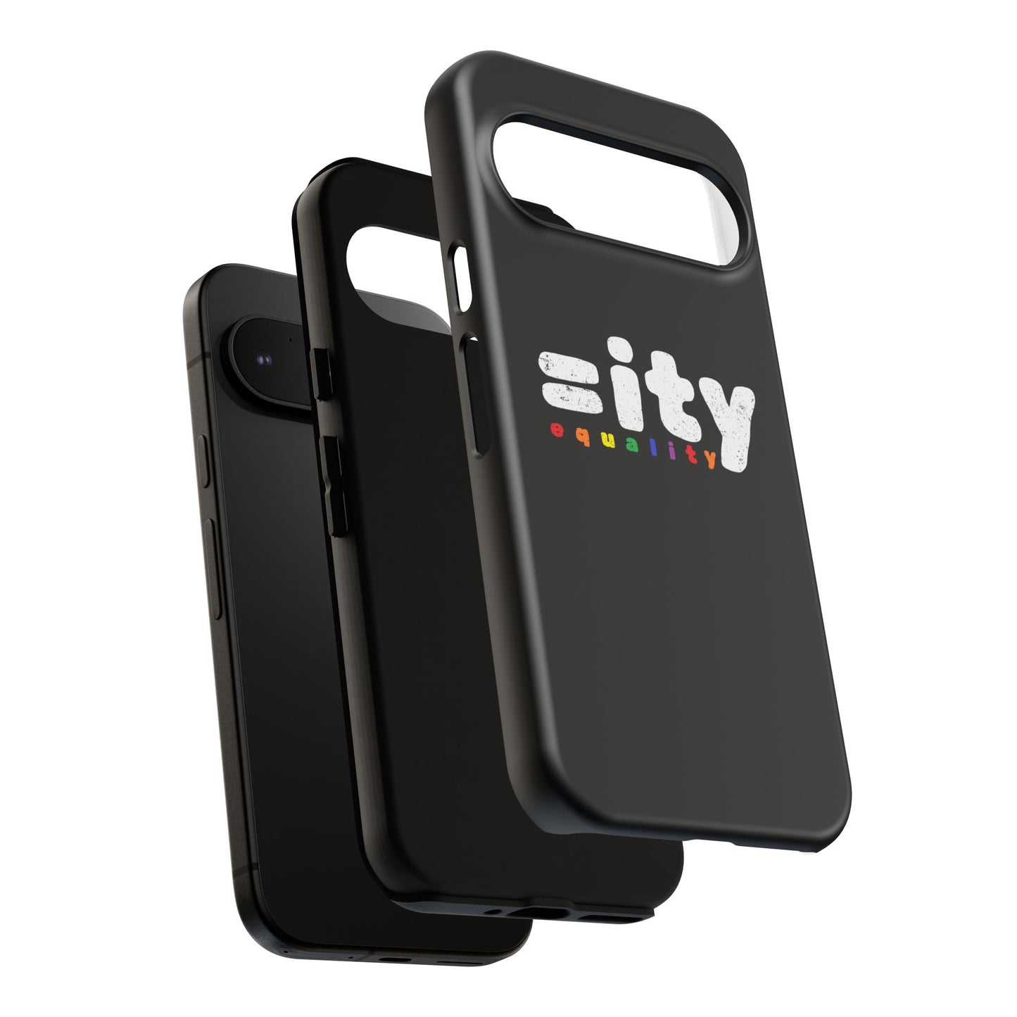 Rainbow Equality Tough Phone Case - Celebrate Diversity and Inclusion