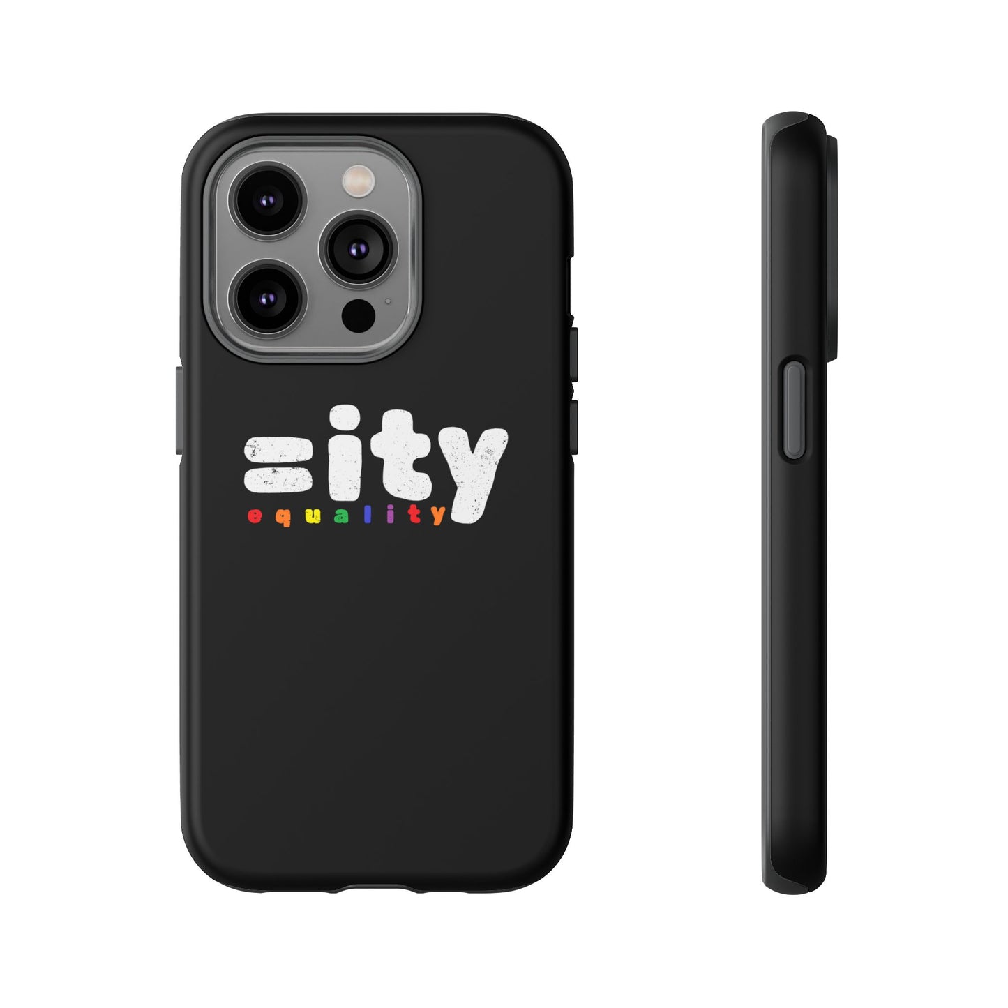 Rainbow Equality Tough Phone Case - Celebrate Diversity and Inclusion