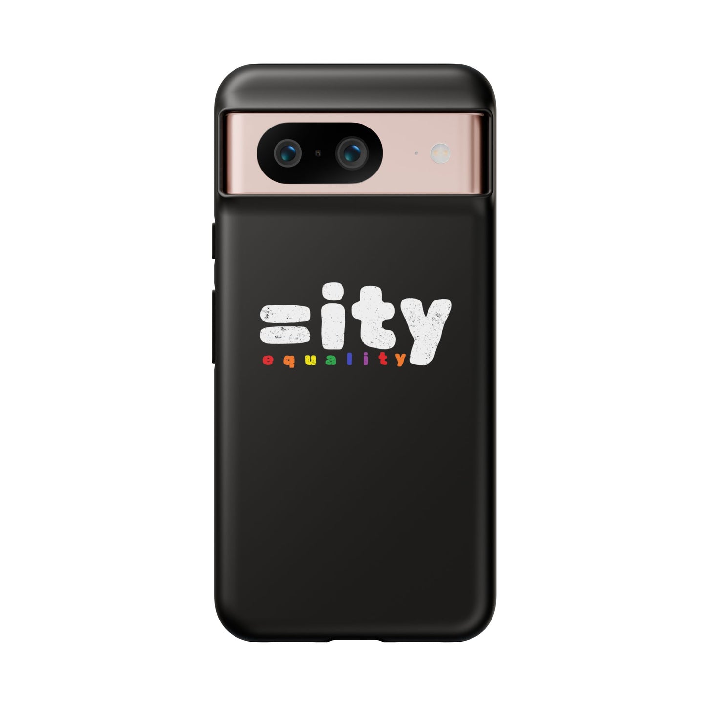 Rainbow Equality Tough Phone Case - Celebrate Diversity and Inclusion