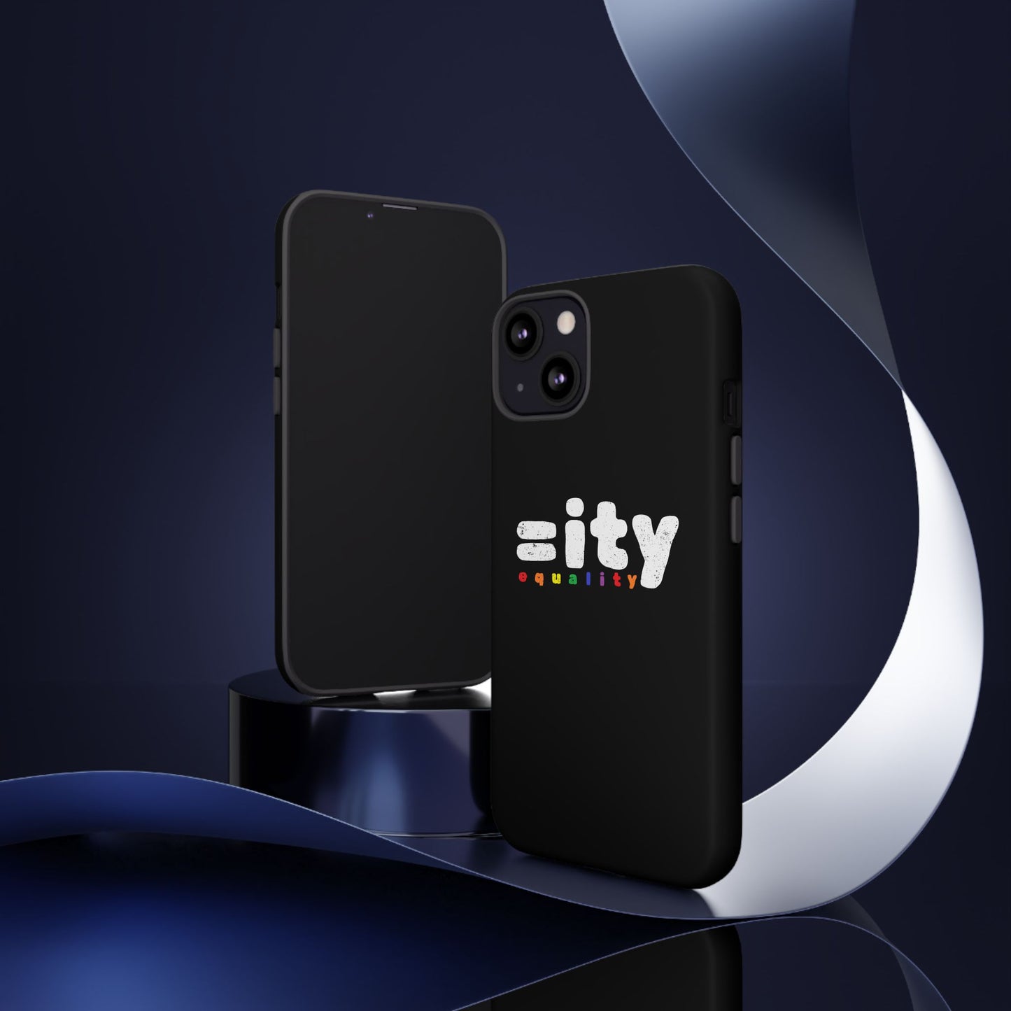 Rainbow Equality Tough Phone Case - Celebrate Diversity and Inclusion