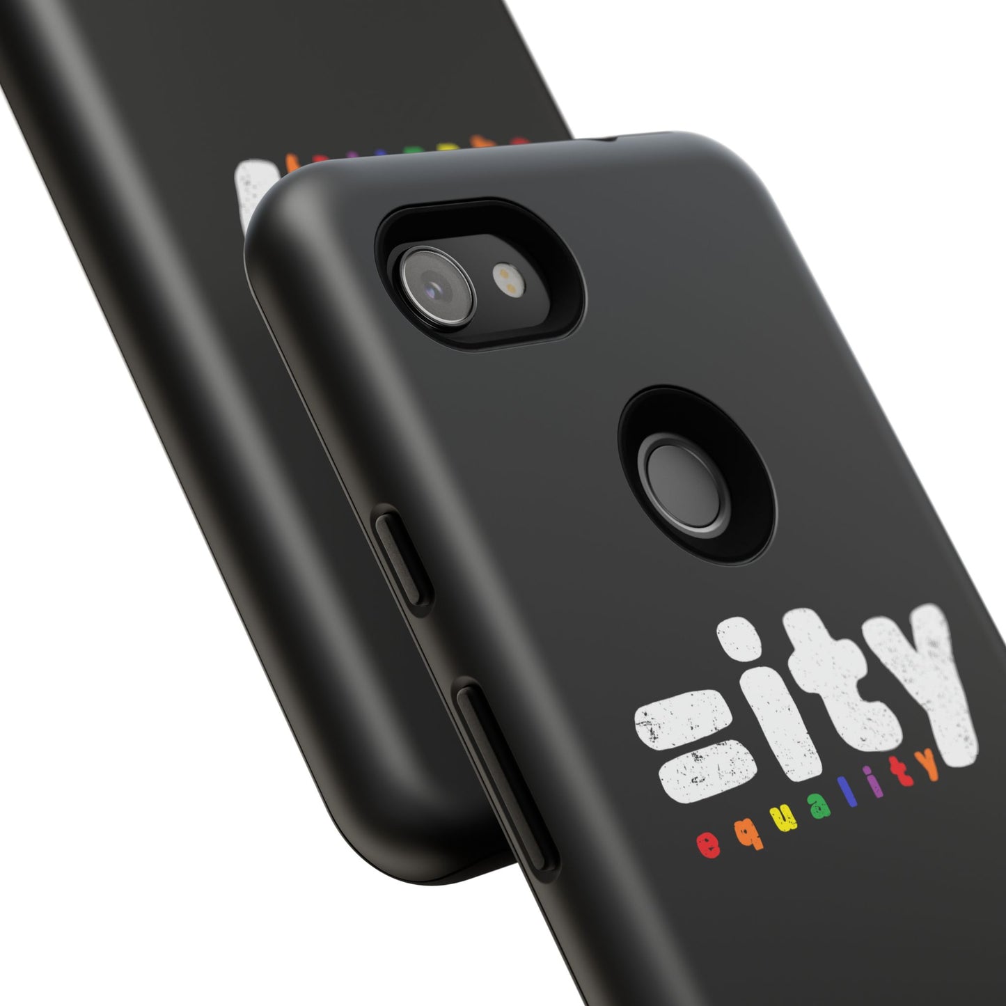 Rainbow Equality Tough Phone Case - Celebrate Diversity and Inclusion