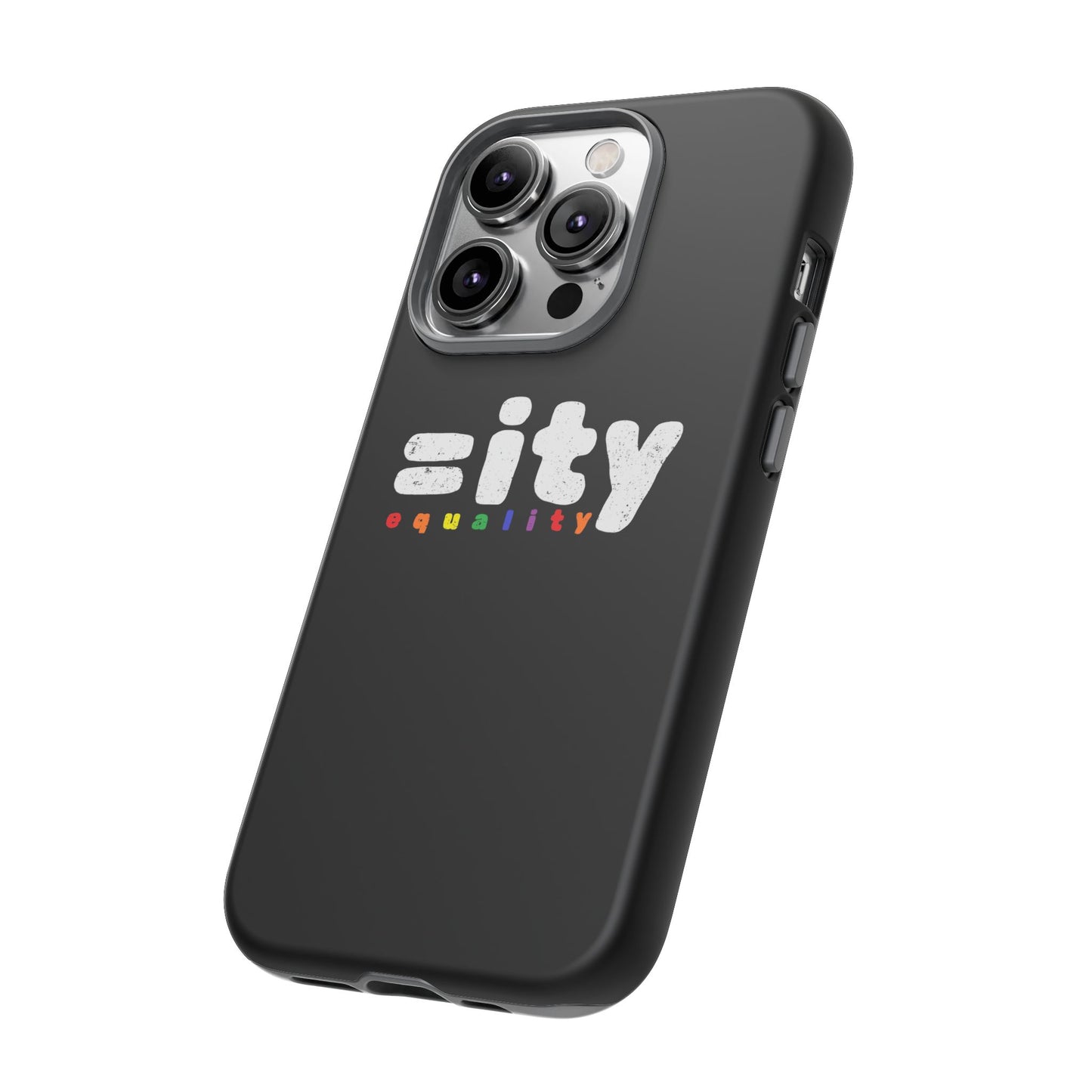 Rainbow Equality Tough Phone Case - Celebrate Diversity and Inclusion