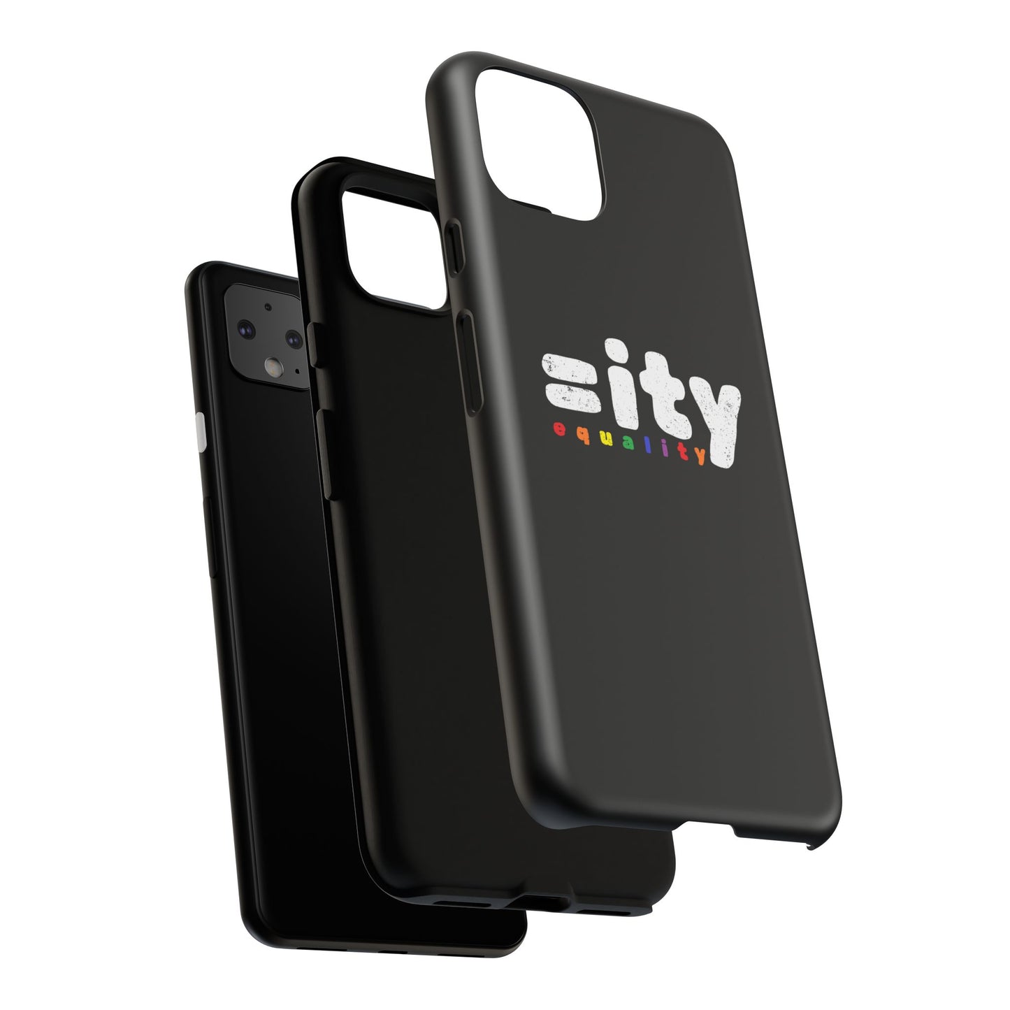 Rainbow Equality Tough Phone Case - Celebrate Diversity and Inclusion